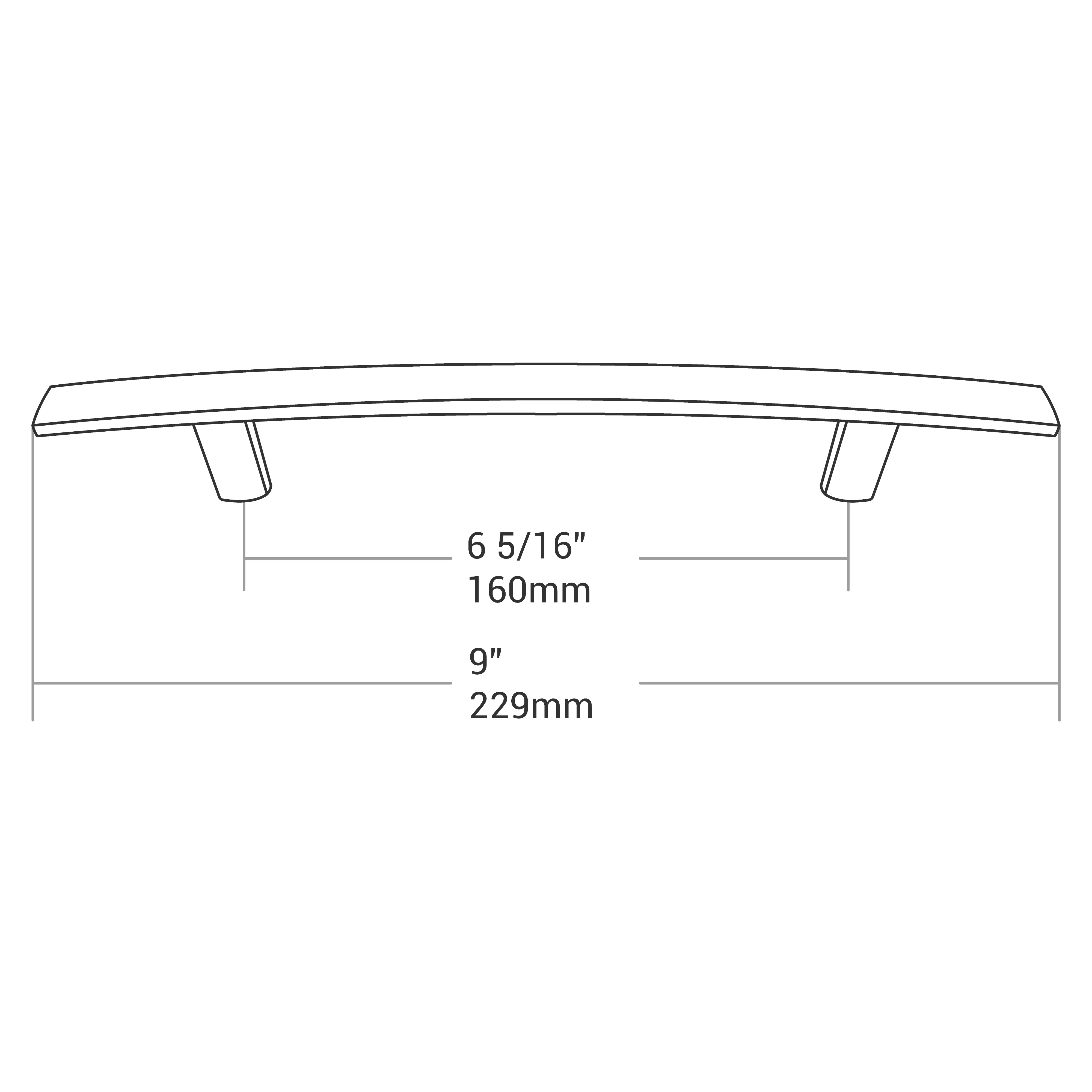 HANDLE BRUSHED NICKEL 160MM - Image 3