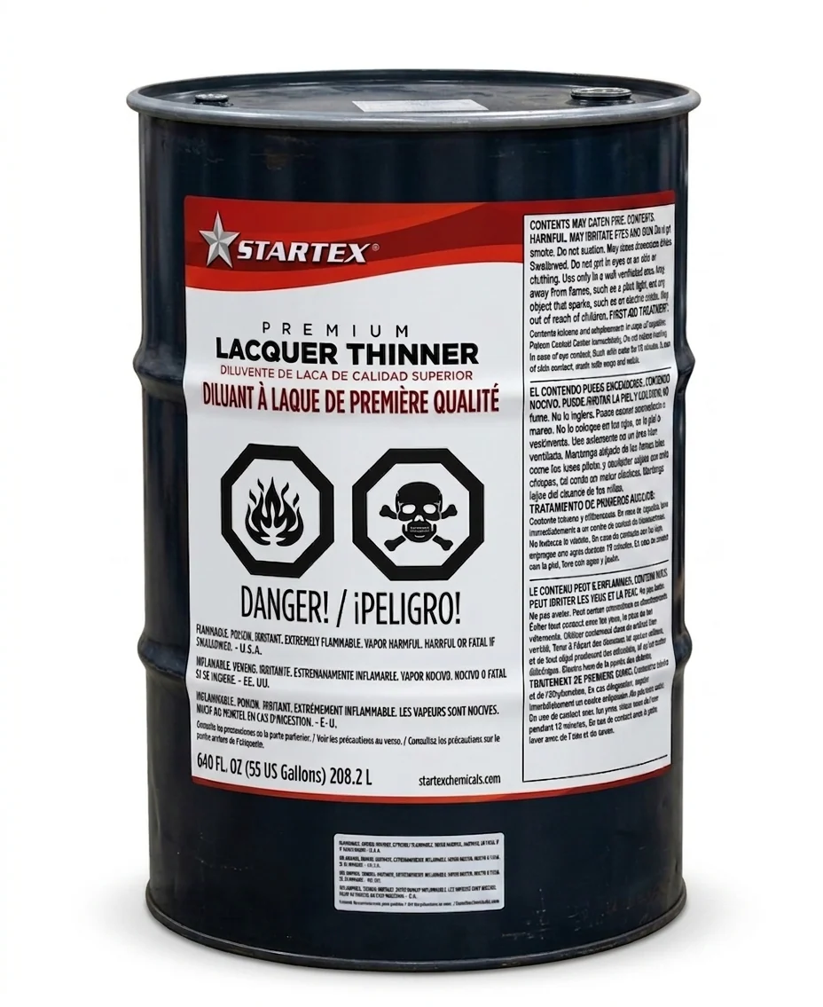 Premium Lacquer Thinner Startex 55 Gal