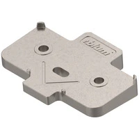 Blum Angled spacer wedges for negative & positive angled hinges +5 Degree wedge 5mm Nickel