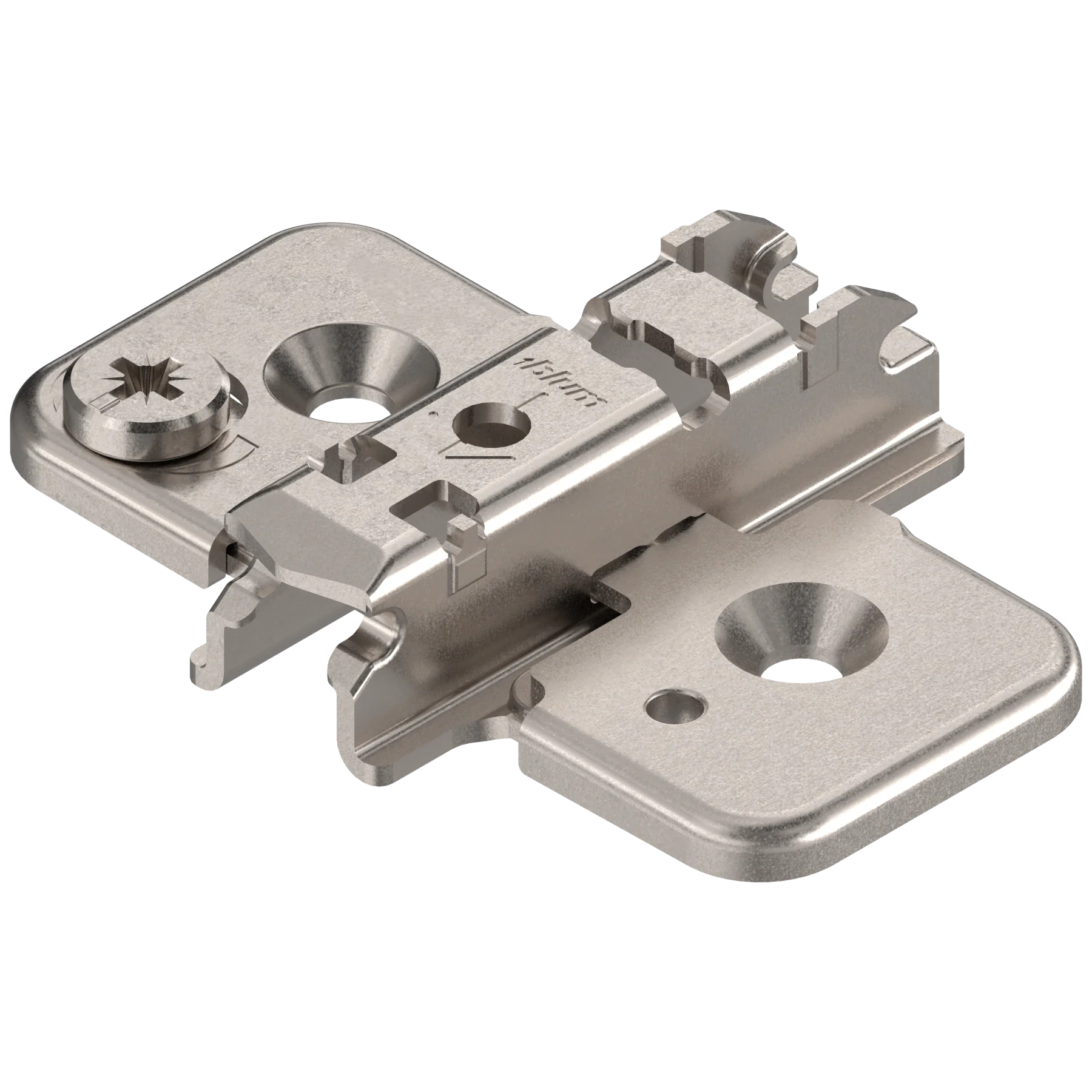 CLIP mounting plates Cam height adjustable mounting plates 3mm Nickel