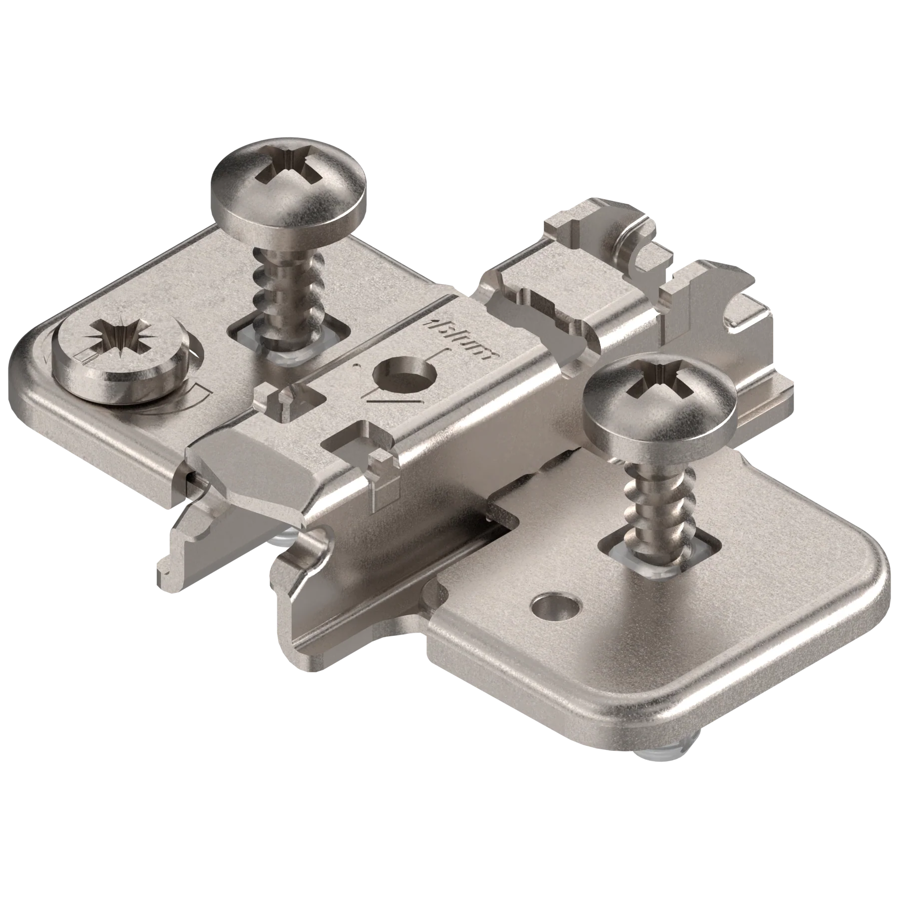 CLIP mounting plates Cam height adjustable mounting plates 3mm Nickel