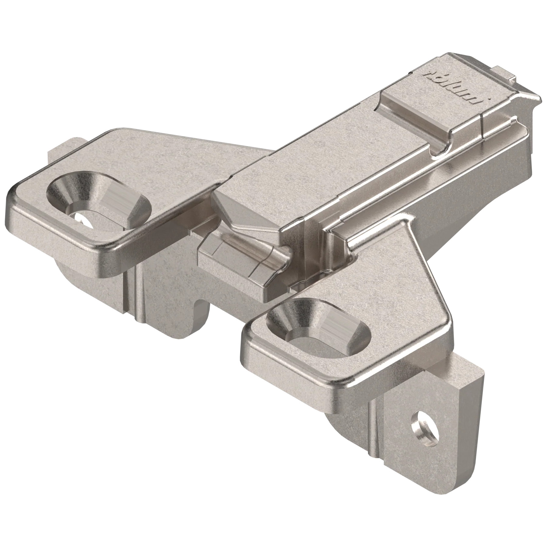 CLIP mounting plates Mounting plates for face frame applications 0mm Nickel with flange