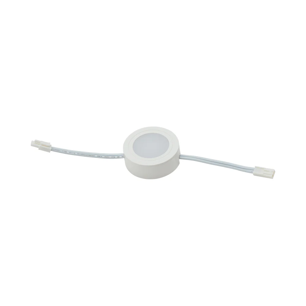 Light Round Plastic White Clear White