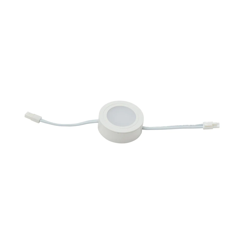 Light Round Plastic White Clear White - Image 3