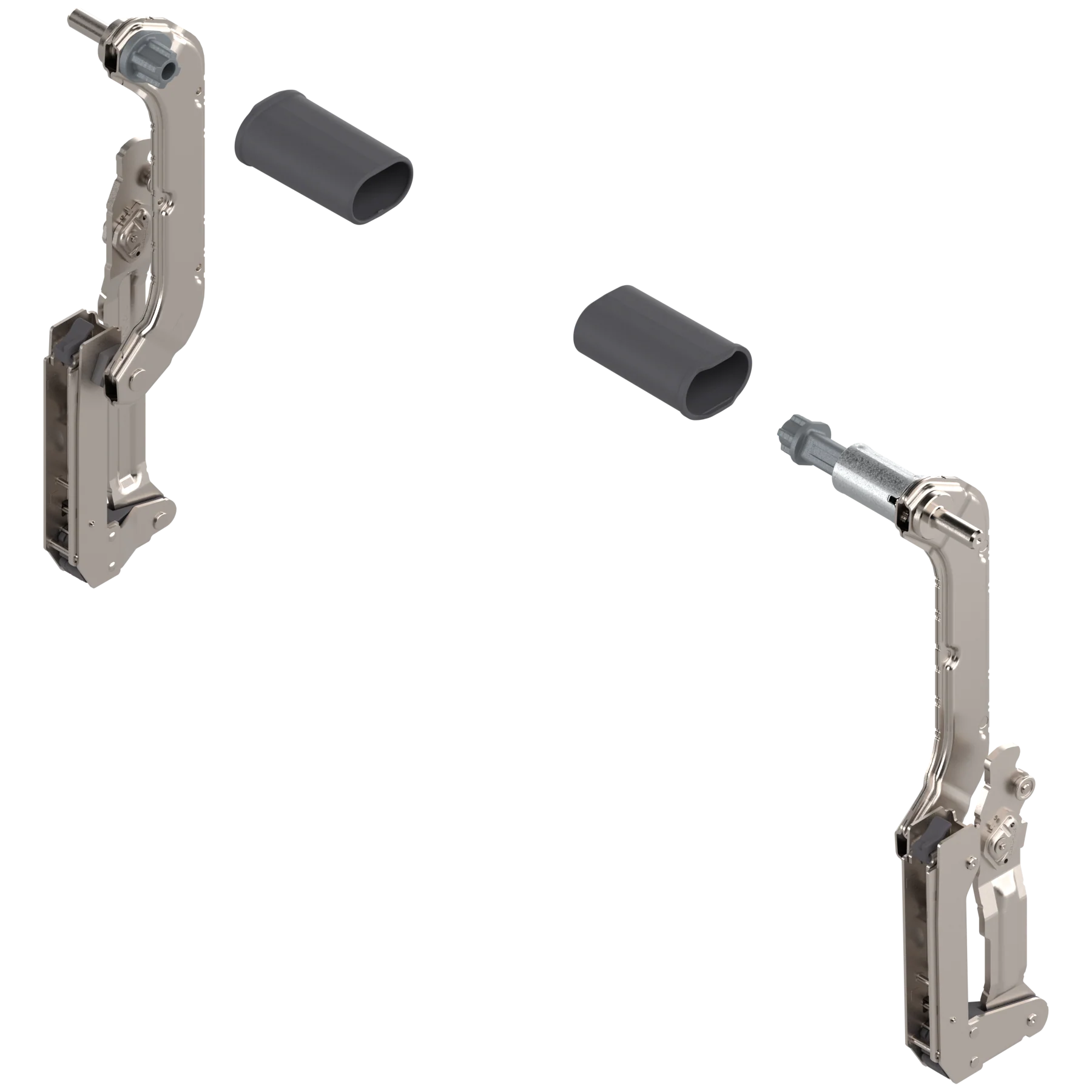AVENTOS HL Arm assembly Nickel Cabinet Height 11-13/16" to 13-3/4"