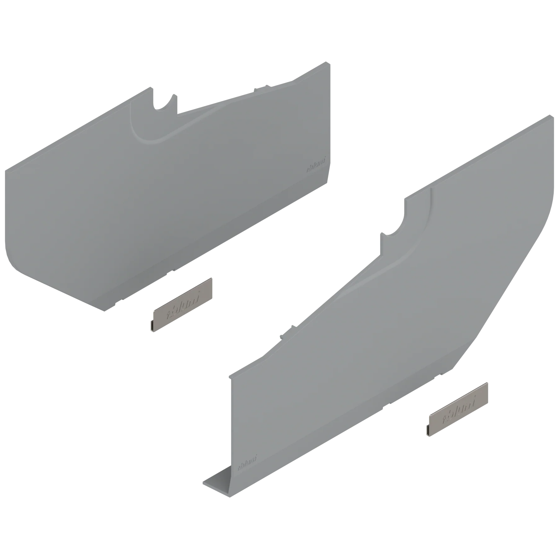 AVENTOS HS Cover set Light Grey / Deep Grey