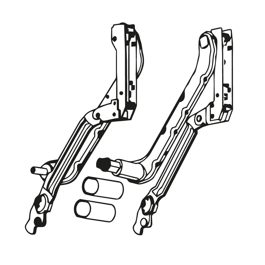 SERVO-DRIVE for AVENTOS HL Arm assembly Nickel Cabinet height 450-580 mm - Image 5