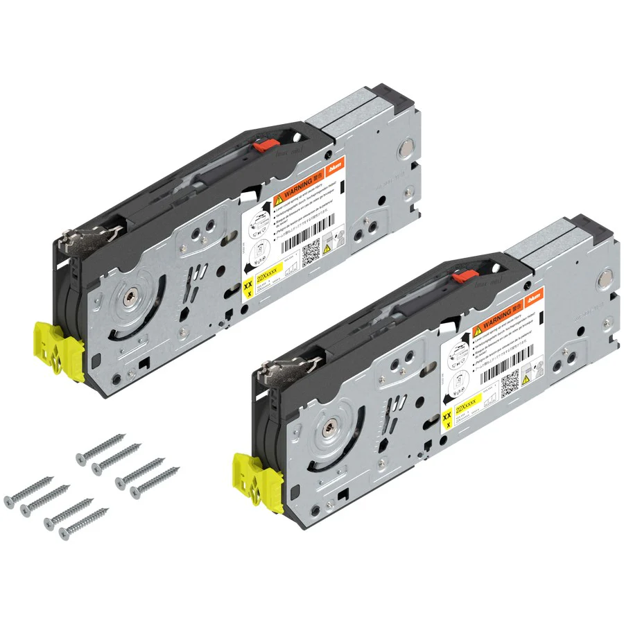 Aventos HF Top Bi-Fold Lift Mechanism (Set), PF=2700-13500 (With 2 Pcs), for Screwing On, Suitable For SERVO-DRIVE, Zinc-Coated