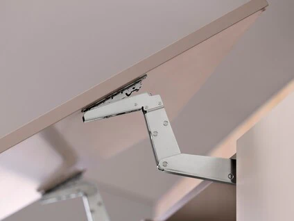 Aventos HS Top Up & Over Lift System, Lever (Set), CH=350-800 mm (13-3/4" - 31-1/2"), Non-Handed, Nickel-Plated - Image 4
