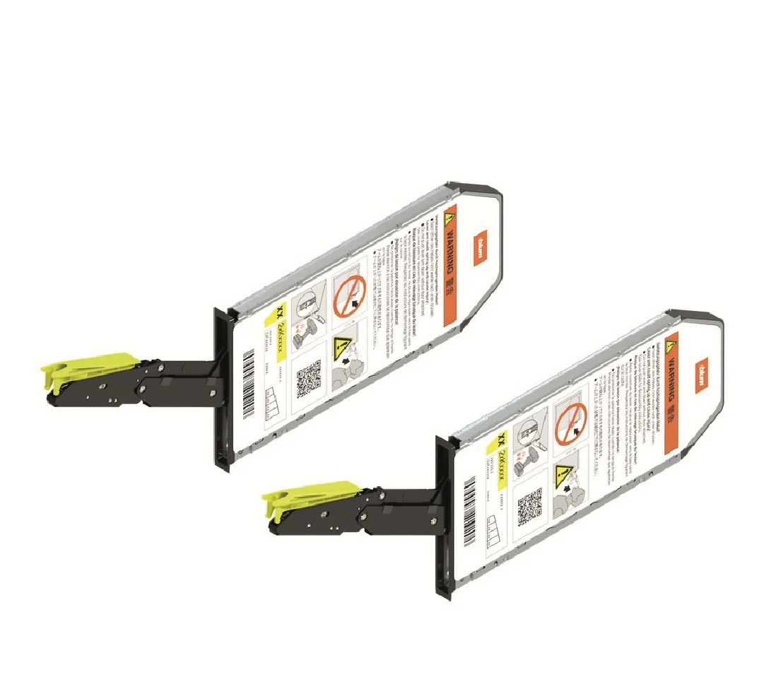 Aventos HKI, Lift Mechanism (Set), PF=930-2800 (With 2 Pieces), For TIP-ON, Onyx Black