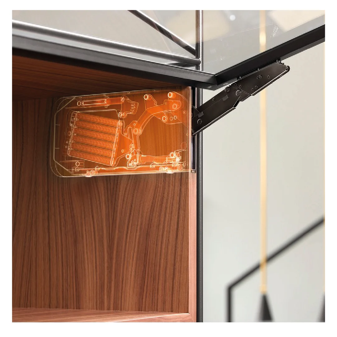 Aventos HKI, Lift Mechanism (Set), PF=2600-7800 (With 2 Pieces), For TIP-ON, Onyx Black - Image 2