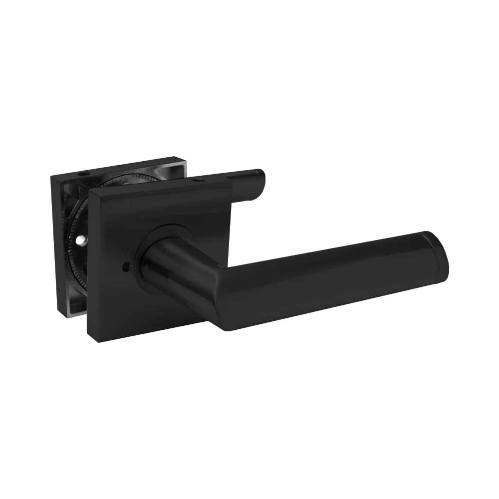 Door Lever Catania Privacy Black Matte - Image 2
