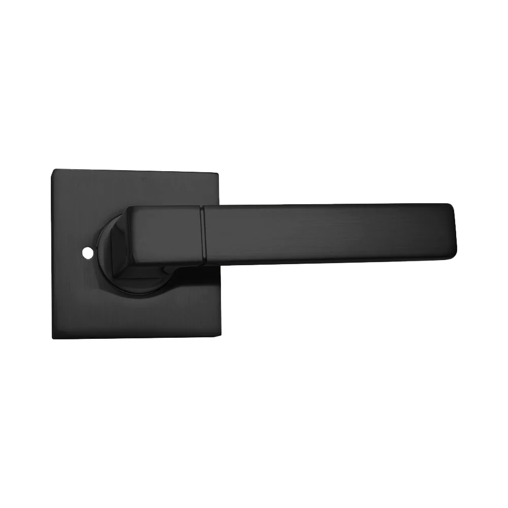 Door Lever Milano Privacy Black Matte - Image 2