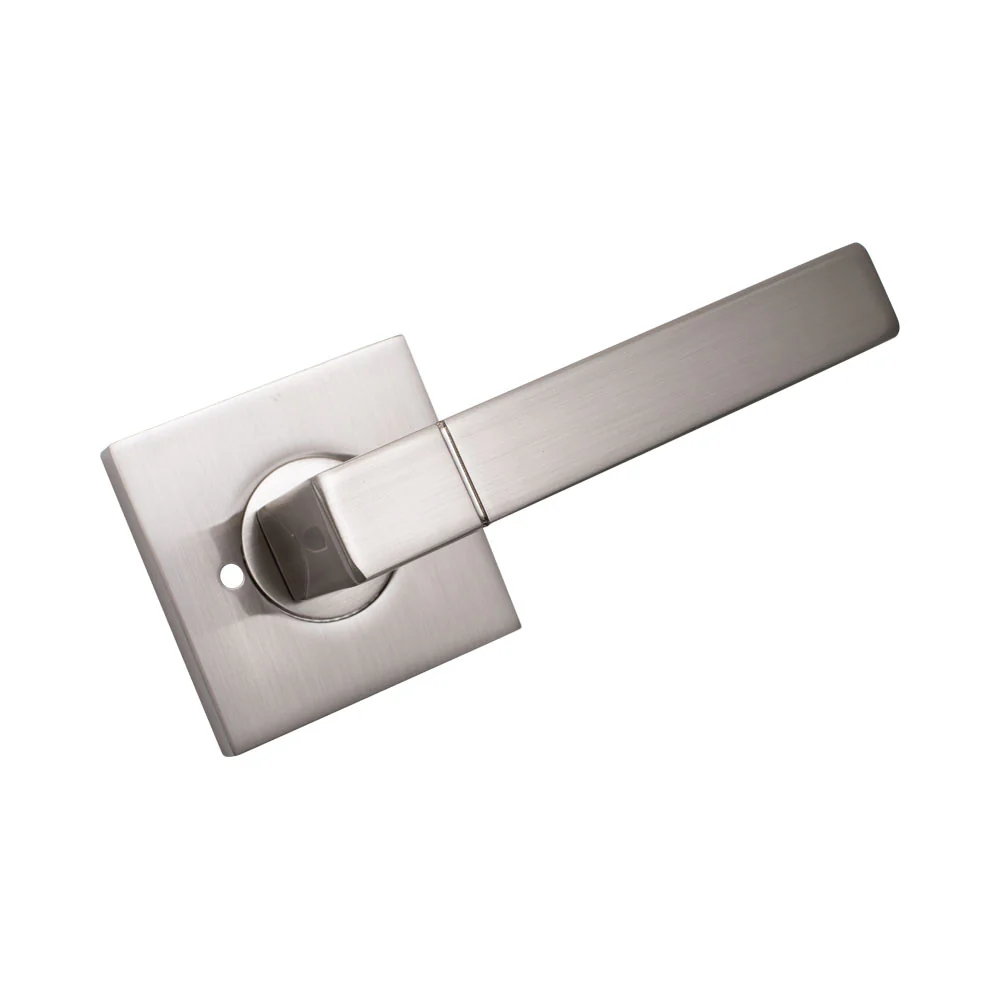 Door Lever Milano Privacy Satin Nickel - Image 2