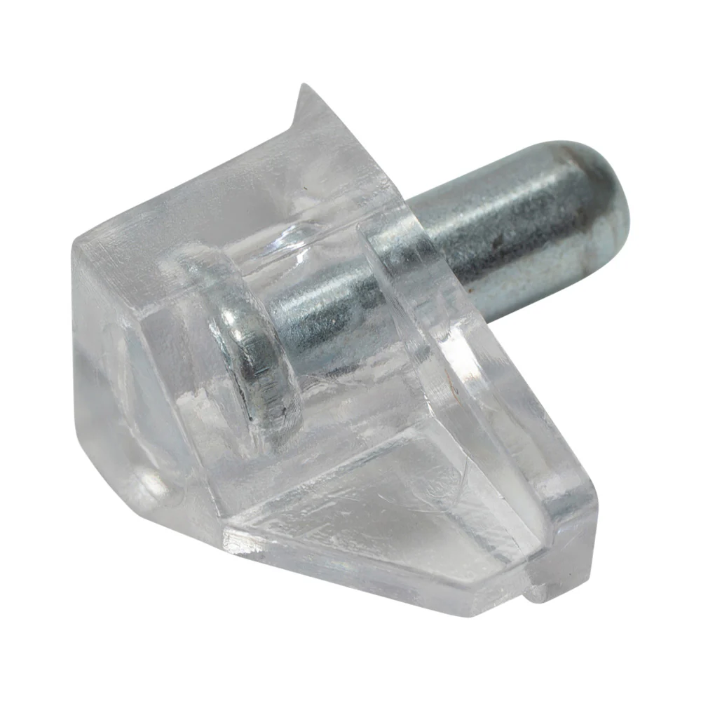 Shelf Support 5mm Clear 100 x Bag - Image 2
