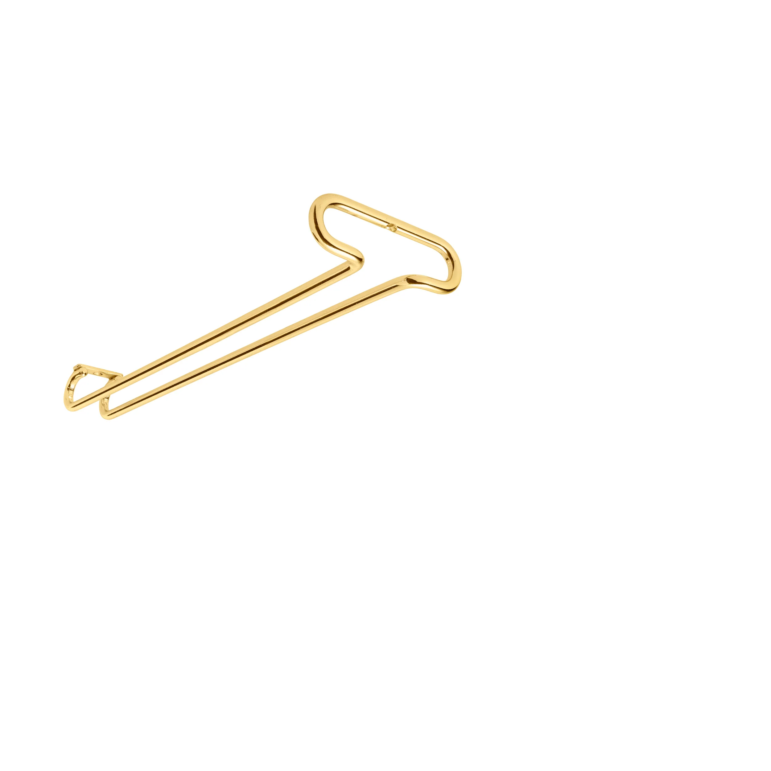 16 in Brass Under Cabinet Stemware Holder Brass  4.25 in (108 mm) W x 16 in (406 mm) D x 1.5 in (38 mm) H - Image 2