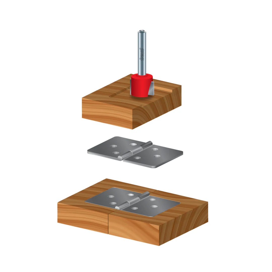 4 Piece Undersized Plywood Bit Set (1/2" Shank) - Image 2