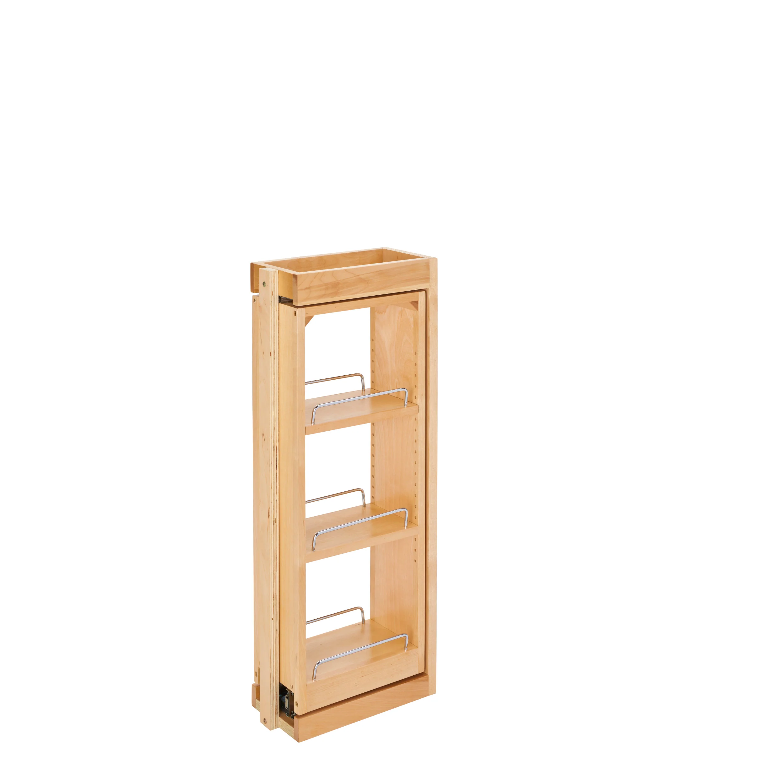 6 in. W x 30 in. H Pull-Out Between Cabinet Wall Filler w/Soft-Close Natural  6 in (152 mm) W x 11.13 in (283 mm) D x 30 in (762 mm) H - Image 6