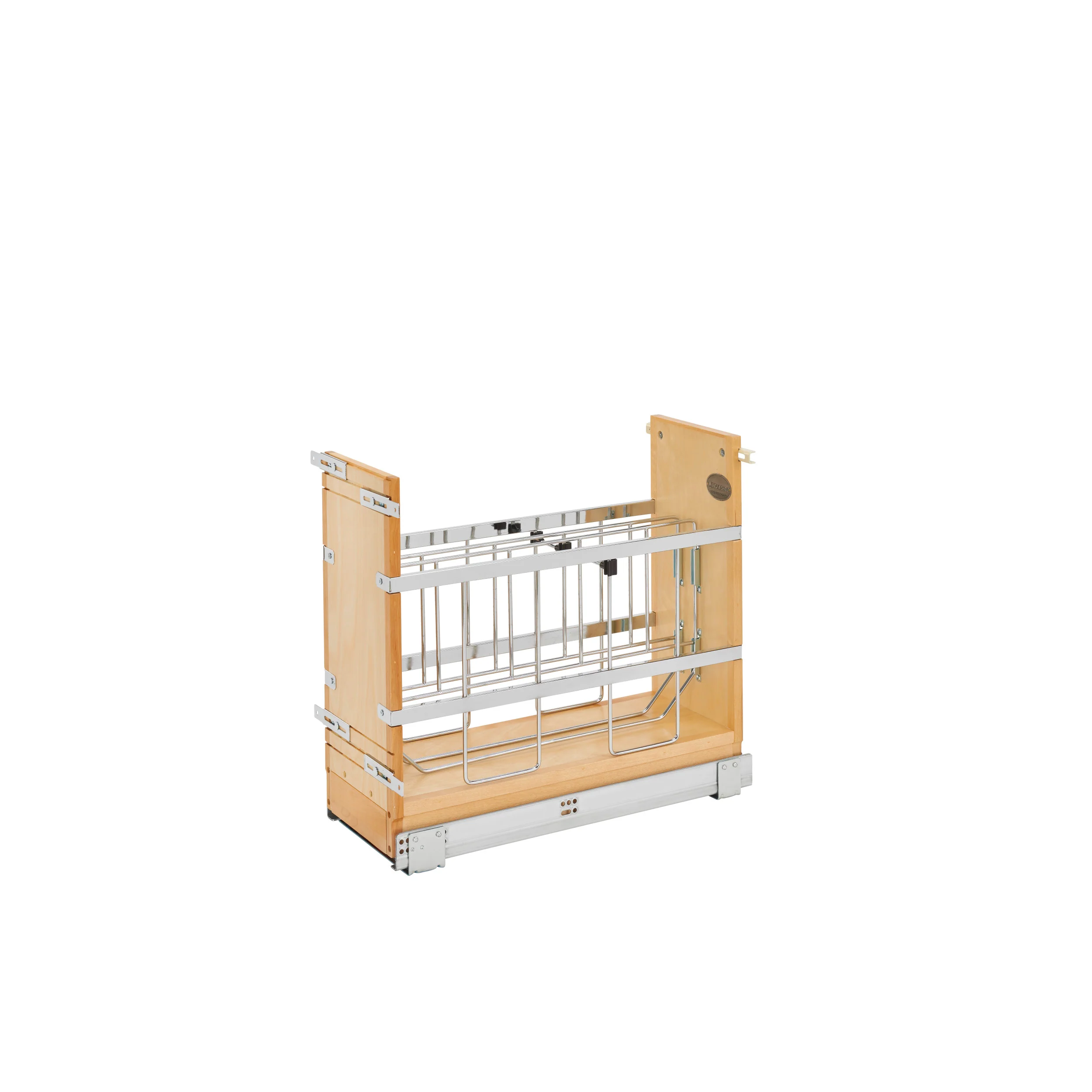 8 in Tray Divider, Foil & Wrap Organizer Soft-Close Natural  8.75 in (222 mm) W x 21.66 in (550 mm) D x 19.5 in (495 mm) H - Image 3