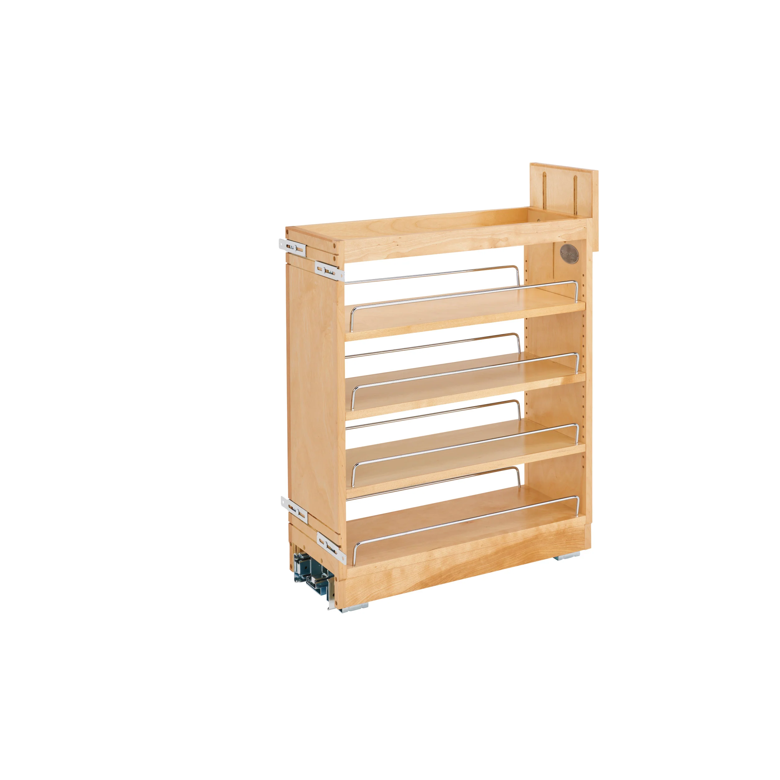 8 in Base Cabinet Organizer Soft-Close Natural  8 in (203 mm) W x 21.65 in (550 mm) D x 25.5 in (648 mm) H - Image 2