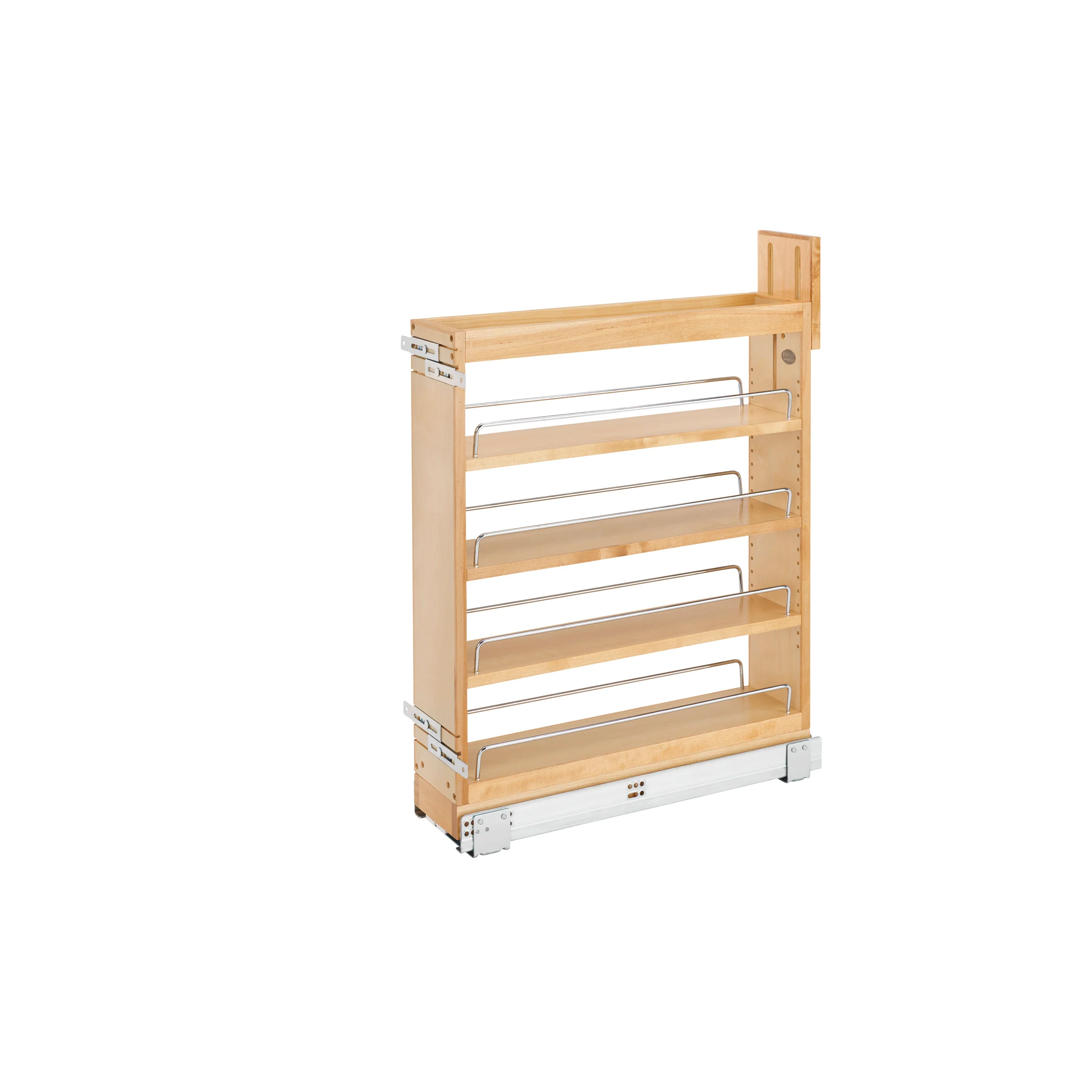 5 in Base Cabinet Organizer Soft-Close Natural  6 in (152 mm) W x 21.63 in (549 mm) D x 25.5 in (648 mm) H - Image 2