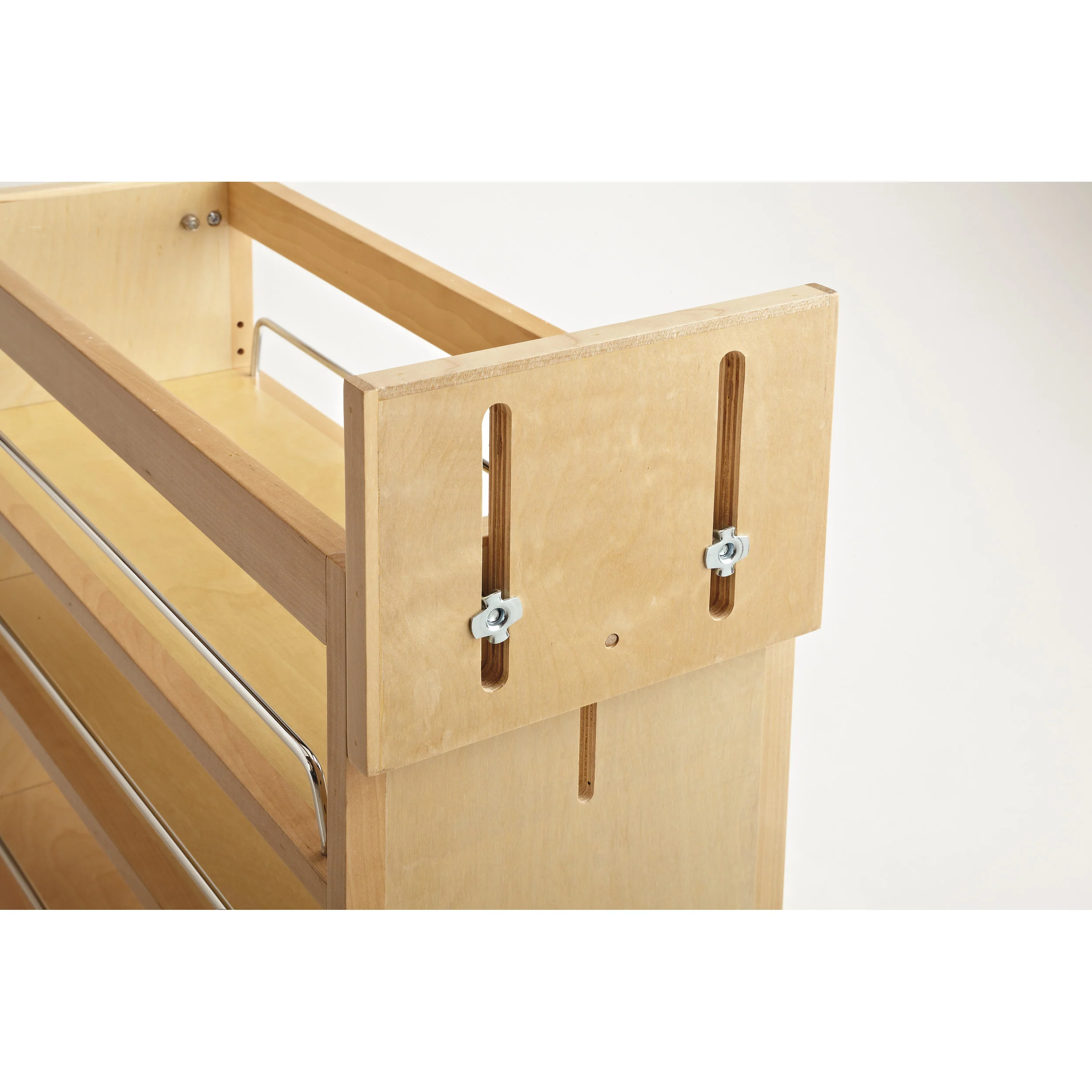 5 in Base Cabinet Organizer Soft-Close Natural  6 in (152 mm) W x 21.63 in (549 mm) D x 25.5 in (648 mm) H - Image 7
