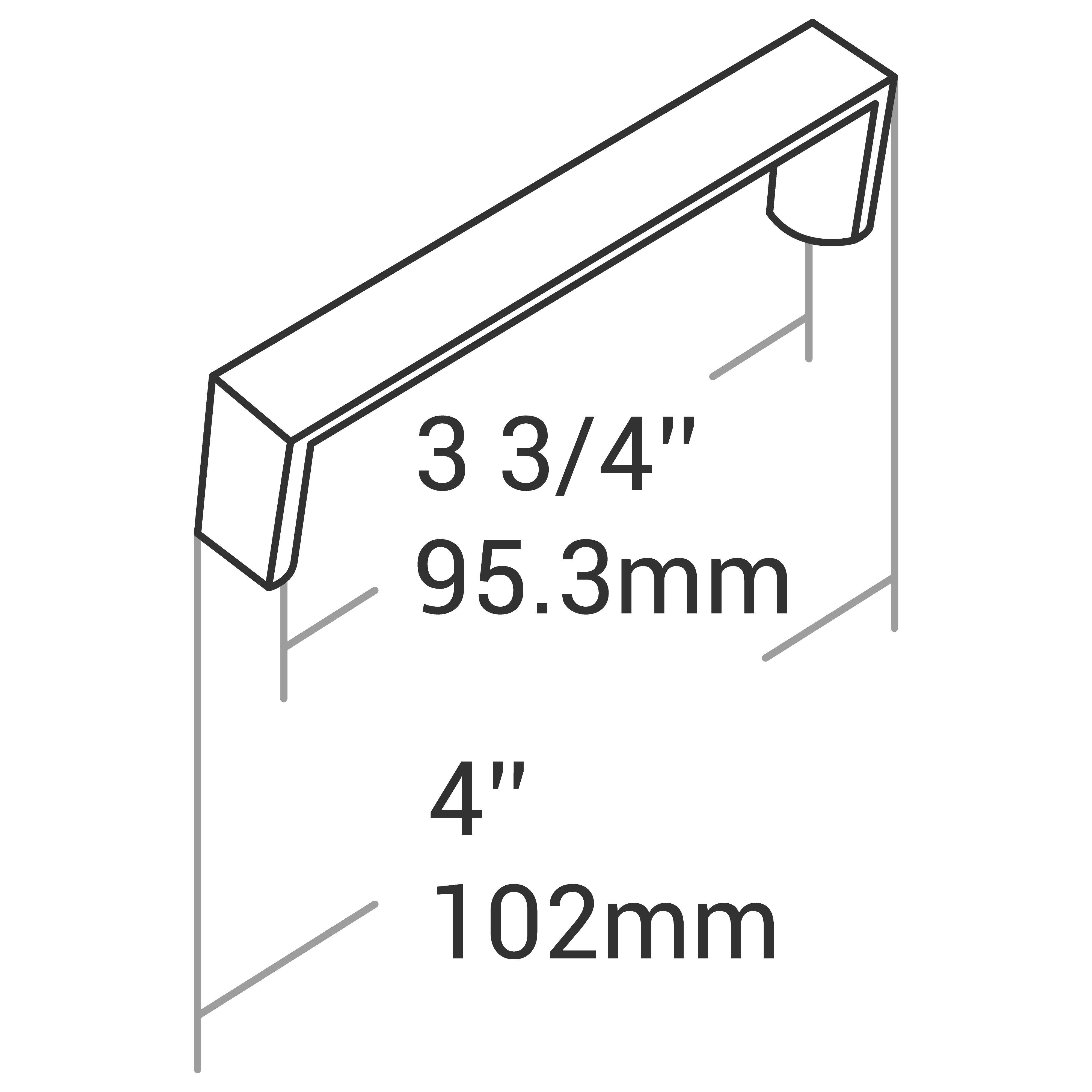HANDLE BRUSHED NICKEL 96MM - Image 5