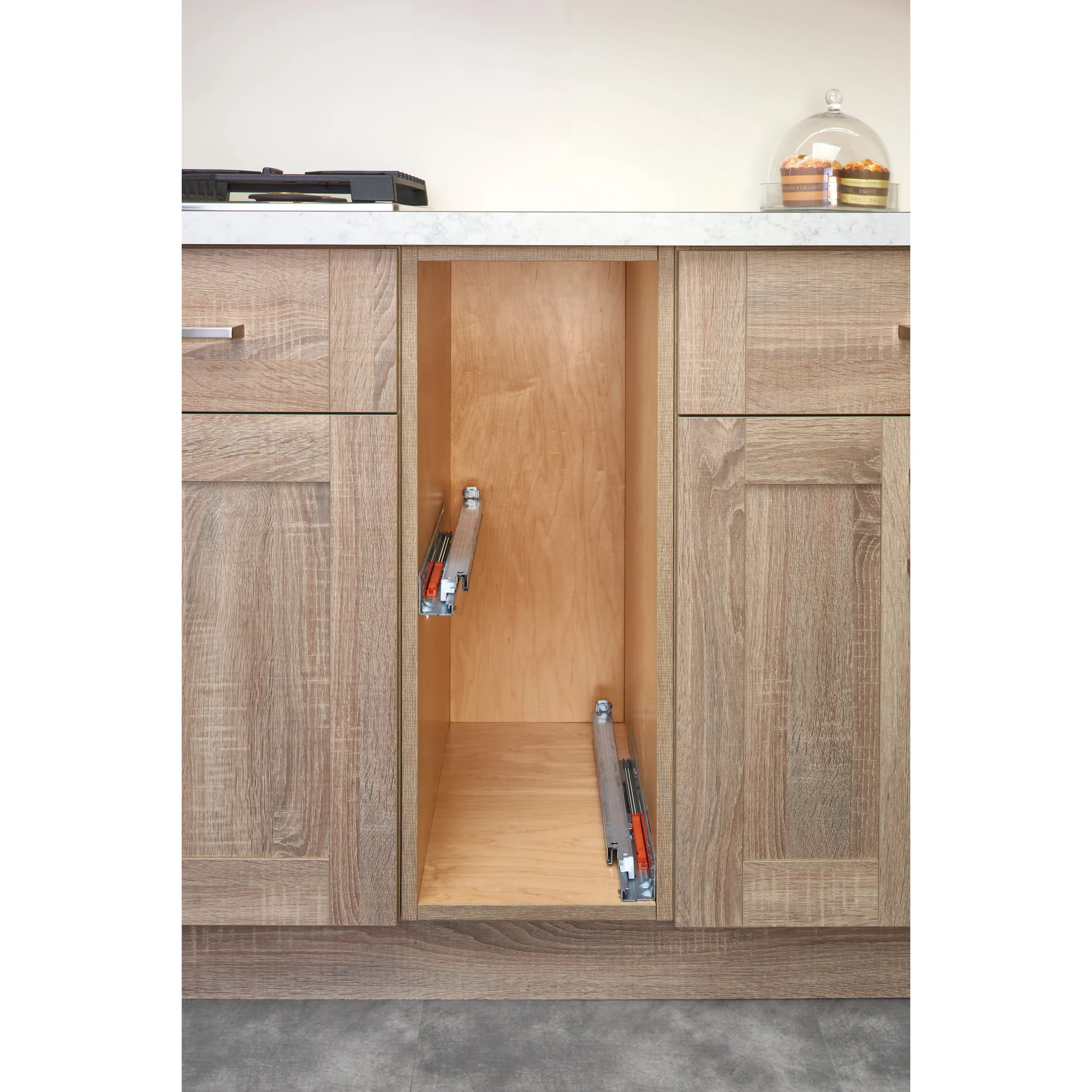 10.5 in Base Cabinet Organizer Soft-Close Natural  10.5 in (267 mm) W x 21.81 in (554 mm) D x 25.25 in (641 mm) H - Image 2