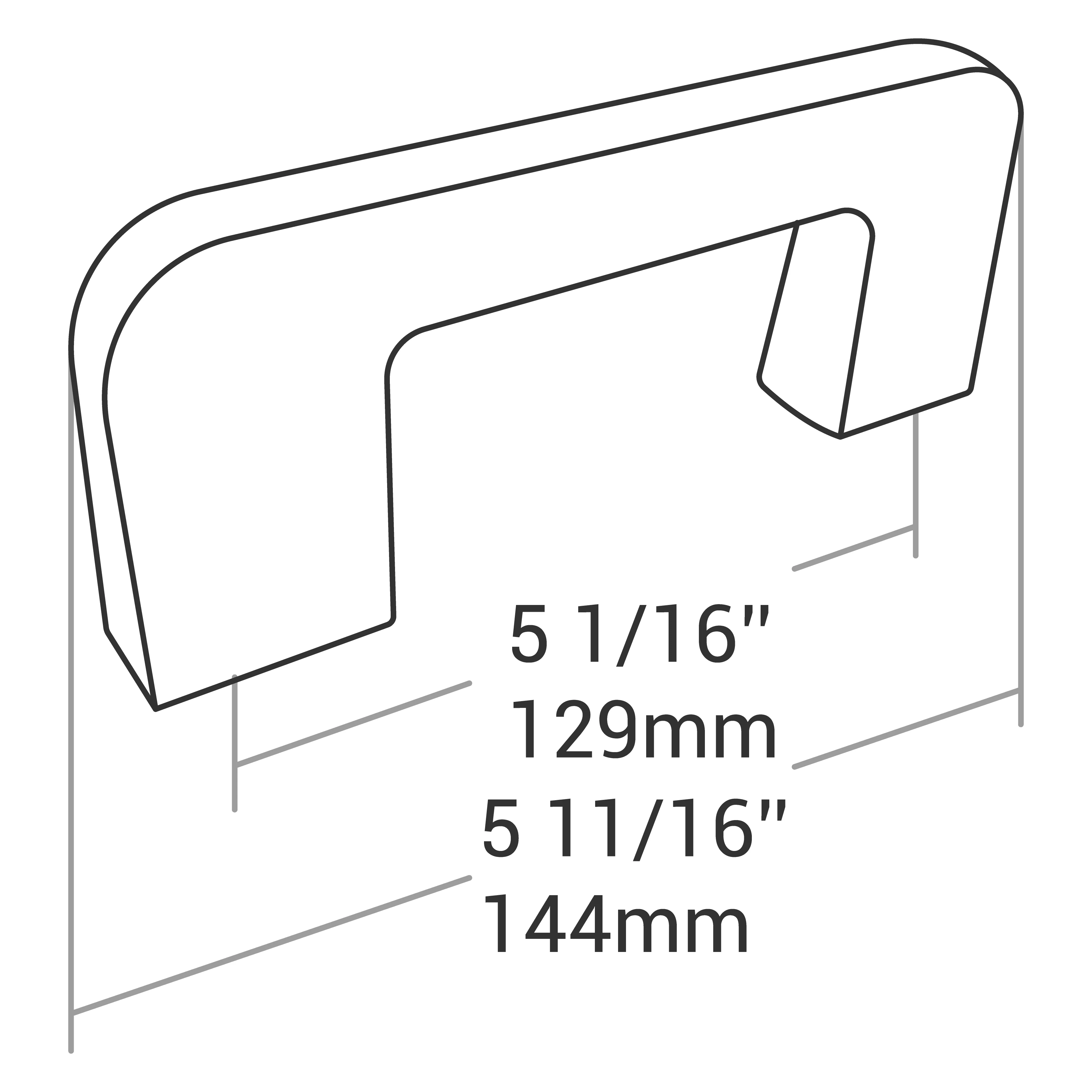 HANDLE MATT BLACK 128MM - Image 4