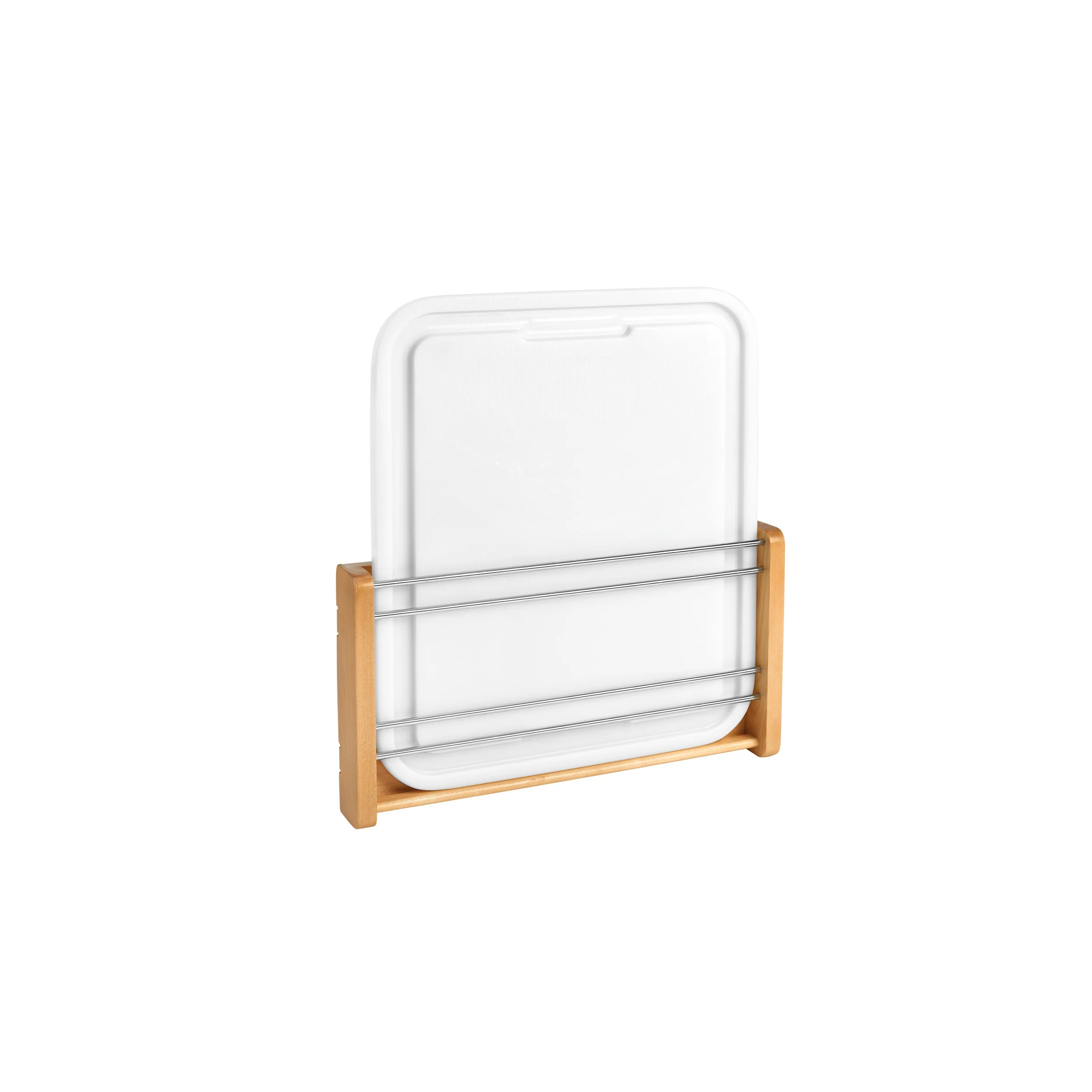 Door mount Polymer Cutting Board Natural  14.75 in (375 mm) W x 2 in (51 mm) D x 16.44 in (418 mm) H - Image 5