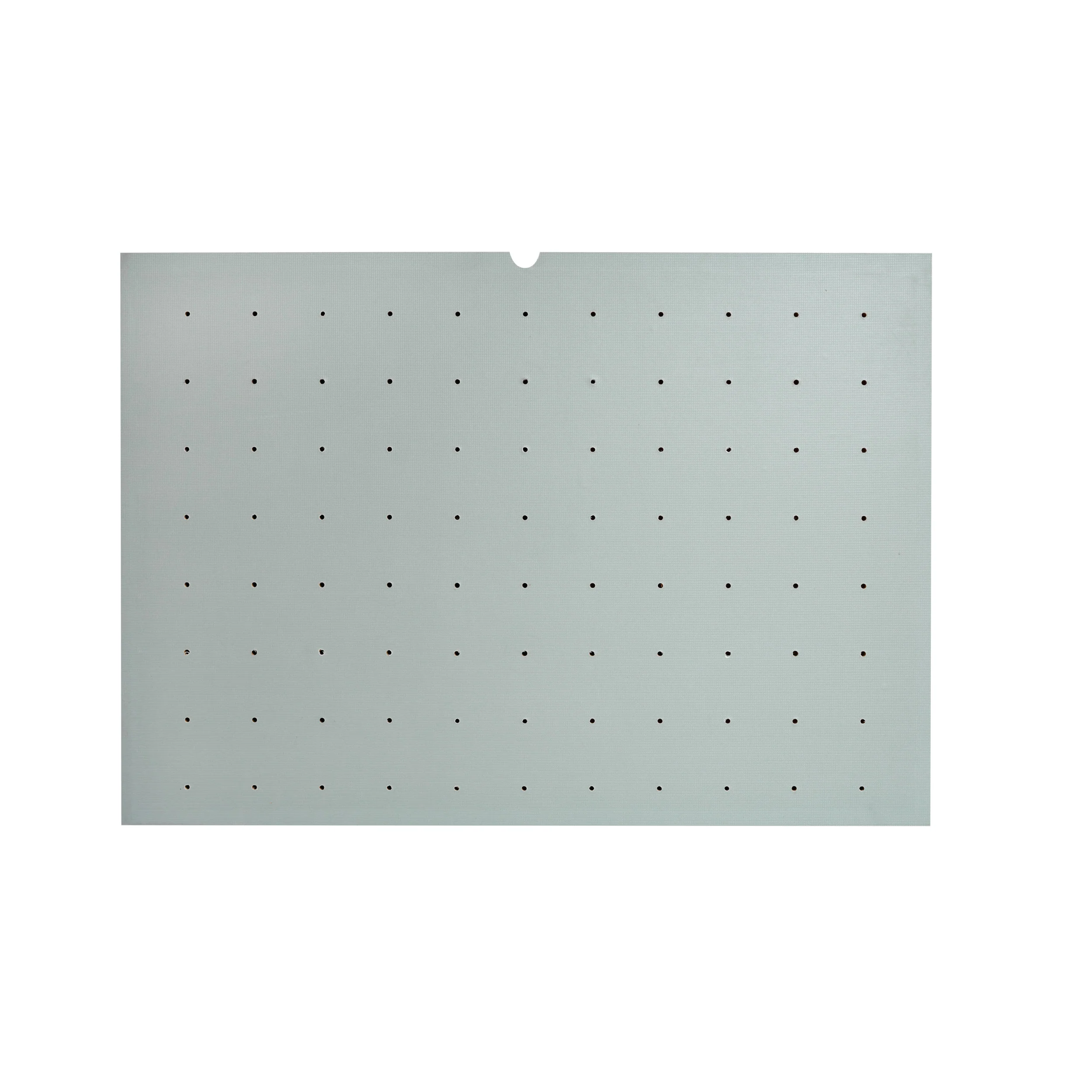 Gray 39 x 21 Wood Peg Board Gray  39.13 in (994 mm) W x 21.25 in (540 mm) D x 0.63 in (16 mm) H - Image 4