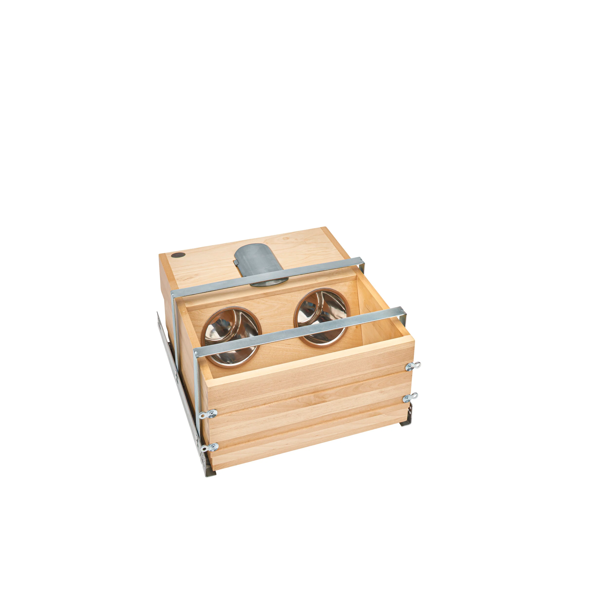 15 in Vanity Outlet Drawer Natural for 18"  16.5 in (419 mm) W x 20.11 in (511 mm) D x 8.93 in (227 mm) H - Image 4