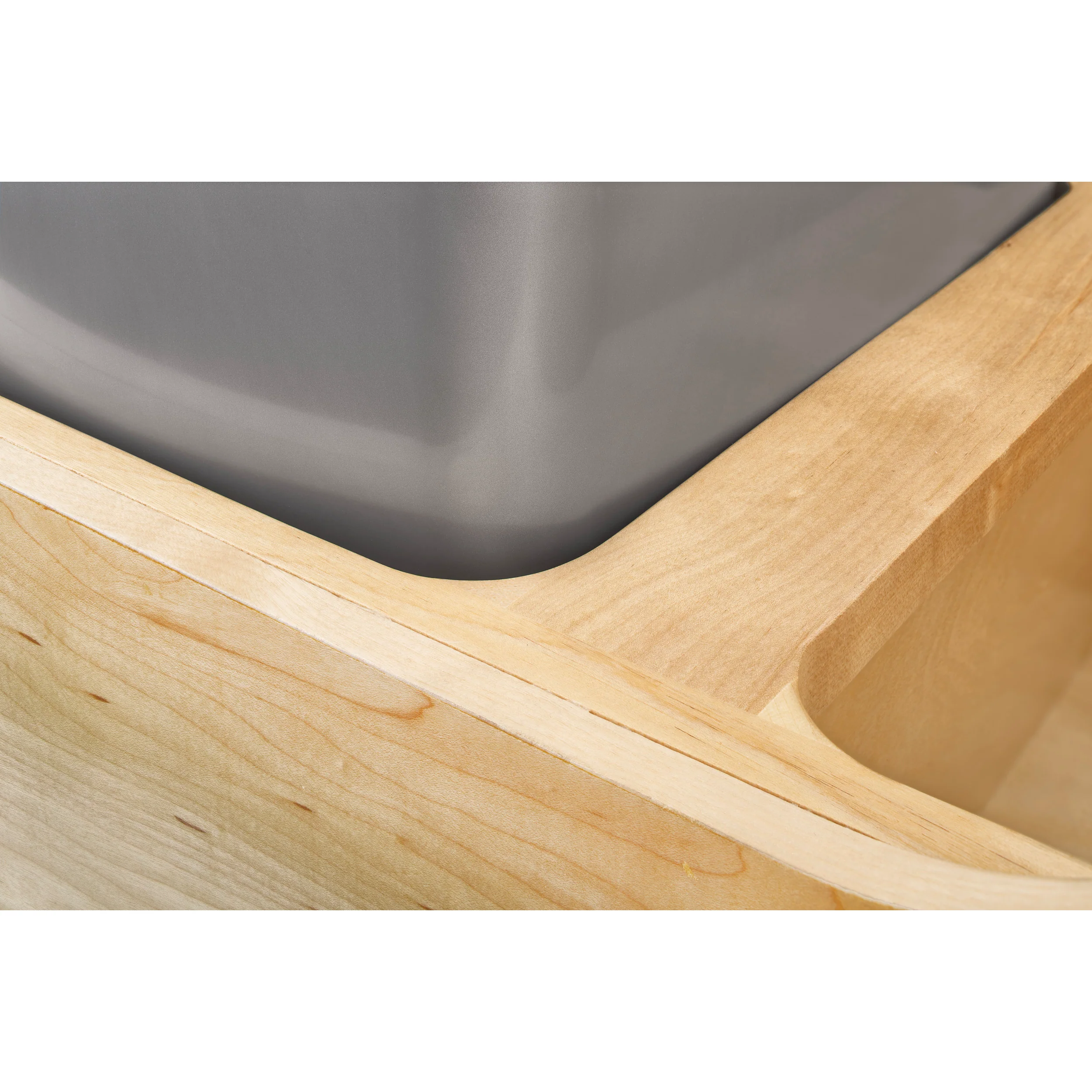 50 Qrt Pull-Out Waste Container Natural  12 in (305 mm) W x 21.75 in (552 mm) D x 23.38 in (594 mm) H - Image 8