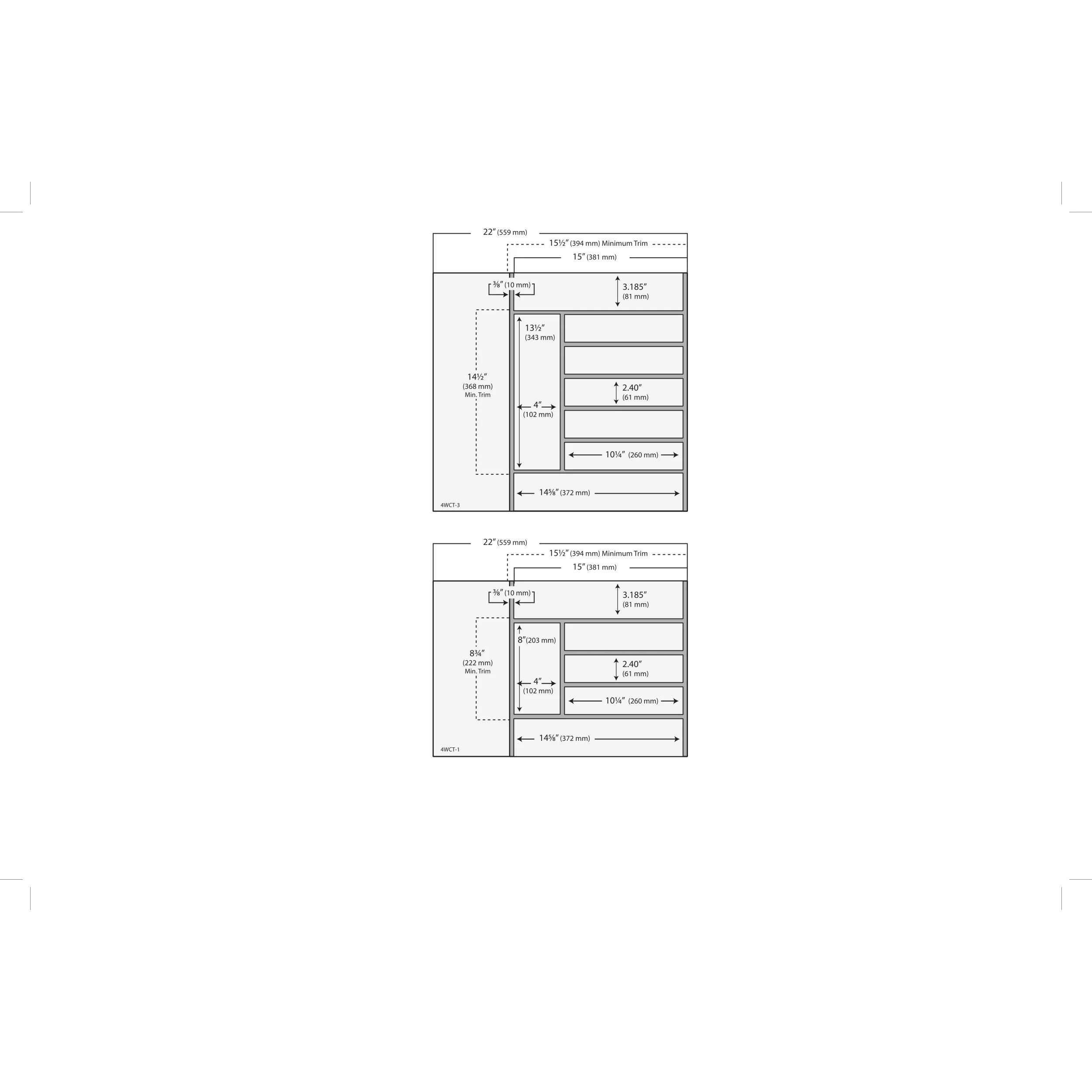 Tall Wood Cutlery Tray Insert Natural  20.63 in (524 mm) W x 22 in (559 mm) D x 2.88 in (73 mm) H - Image 5