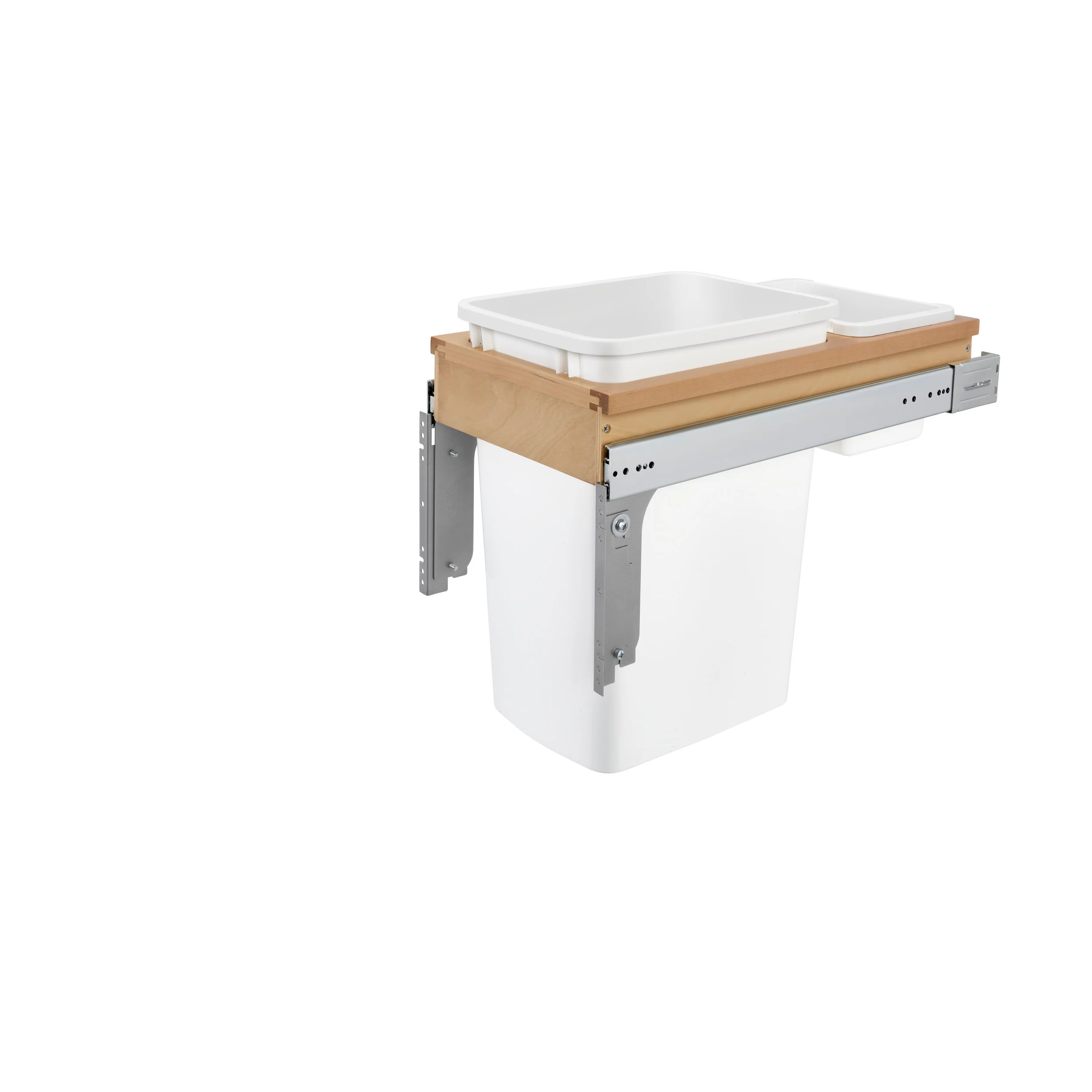 35 Qrt Top mount Waste Container (1-5/8" faceframe) Natural  11.75 in (298 mm) W x 22.75 in (578 mm) D x 17.88 in (454 mm) H - Image 5