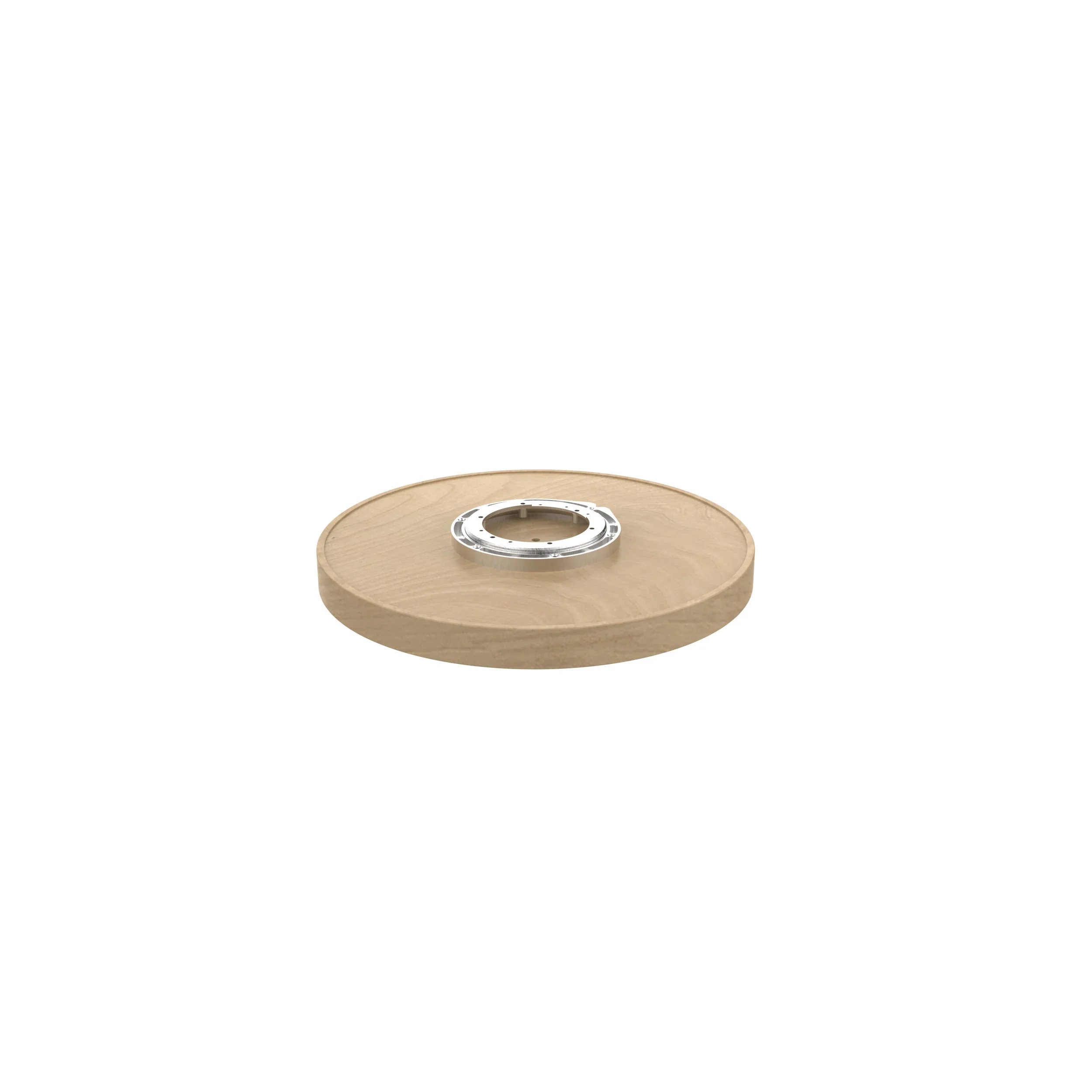 18 in Wood Full Circle Lazy Susan w/Swivel Bearing Natural 18 in (457 mm) W x 18 in (457 mm) D x 2.38 in (60 mm) H - Image 6