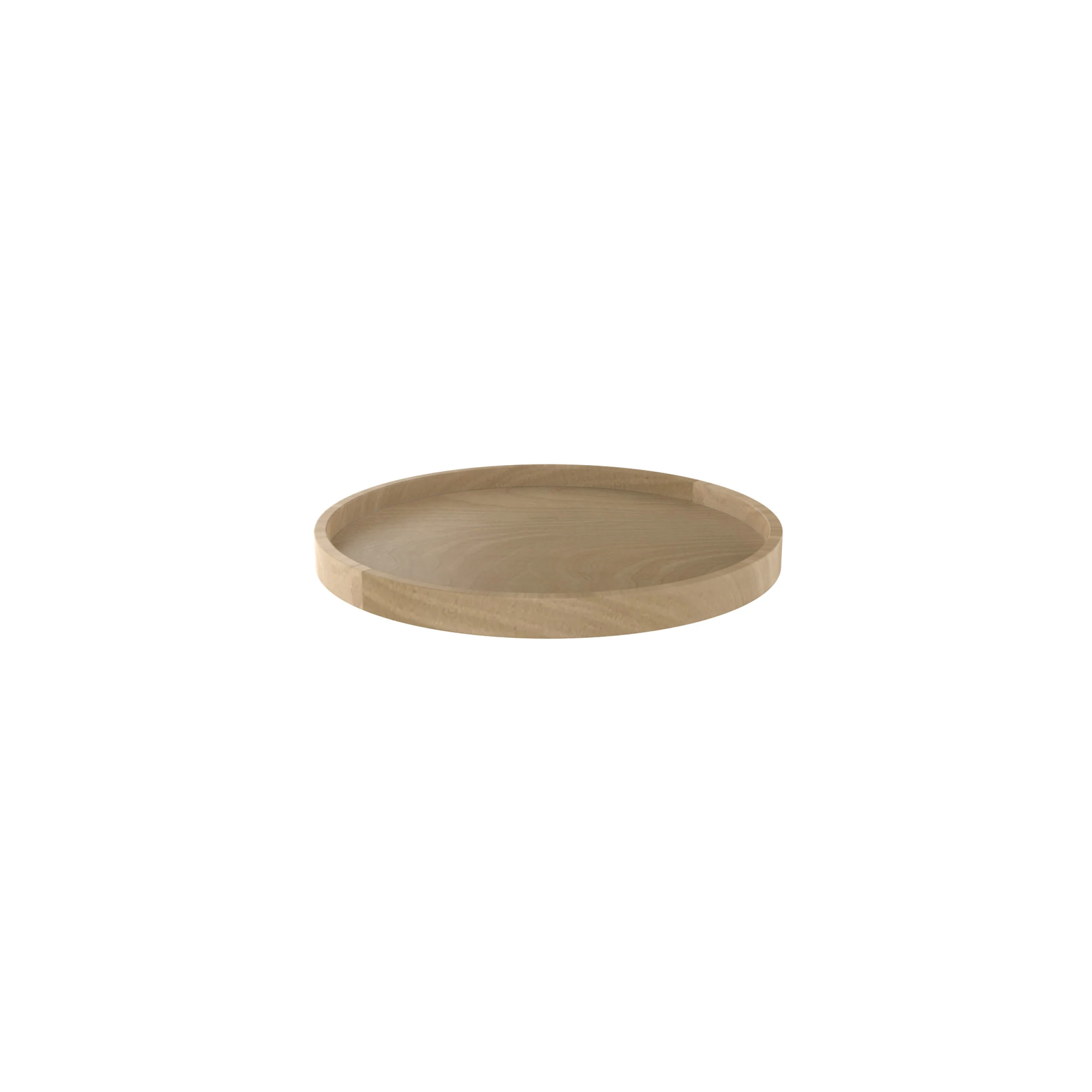 18 in Wood Full Circle Lazy Susan Shelf Only Natural 20 in (508 mm) W x 20 in (508 mm) D x 1.63 in (41 mm) H