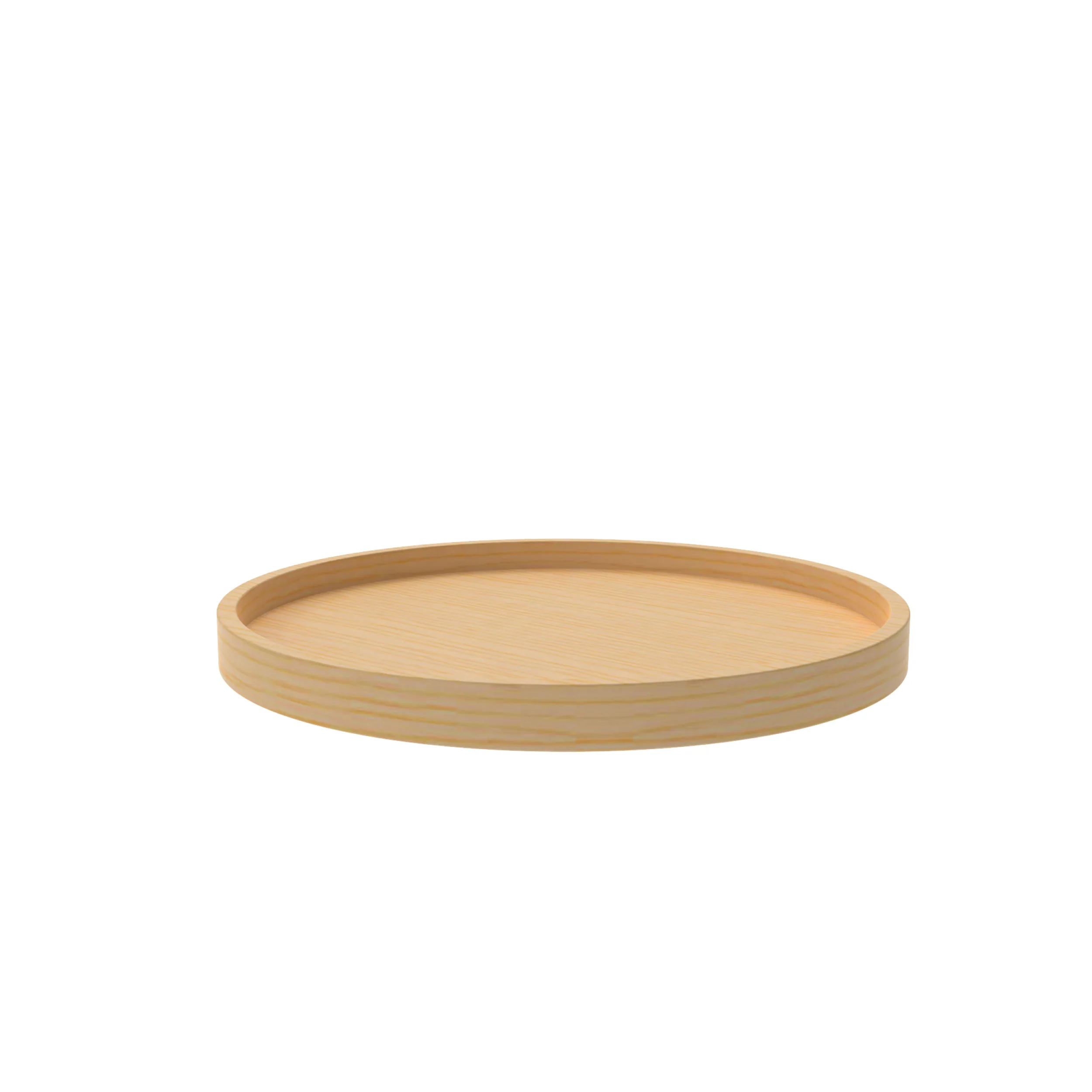 20 in Wood Full Circle Lazy Susan w/Swivel Bearing Natural 20 in (508 mm) W x 20 in (508 mm) D x 2.38 in (60 mm) H - Image 3