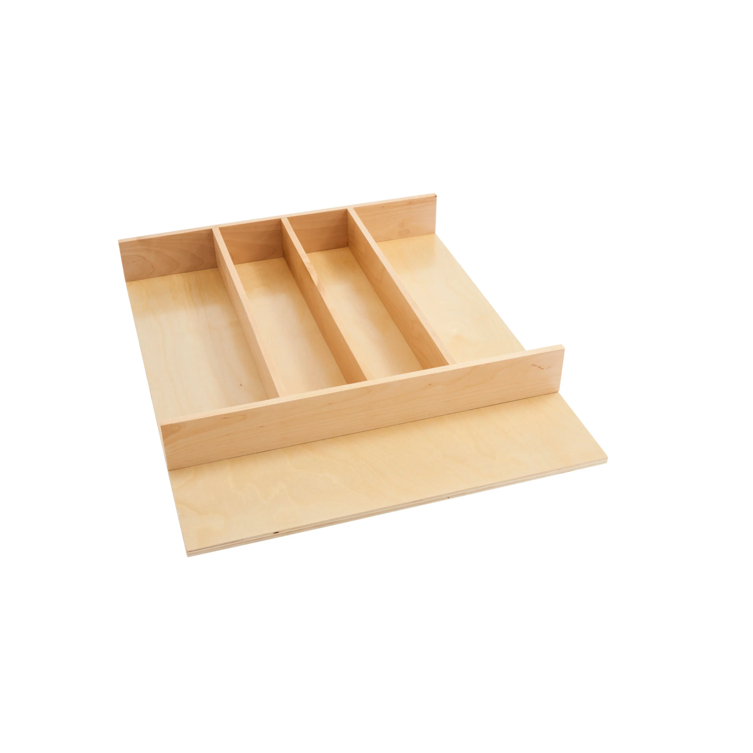 18.5 in Tall Wood Utility Tray Insert Natural  18.5 in (470 mm) W x 22 in (559 mm) D x 2.88 in (73 mm) H - Image 6