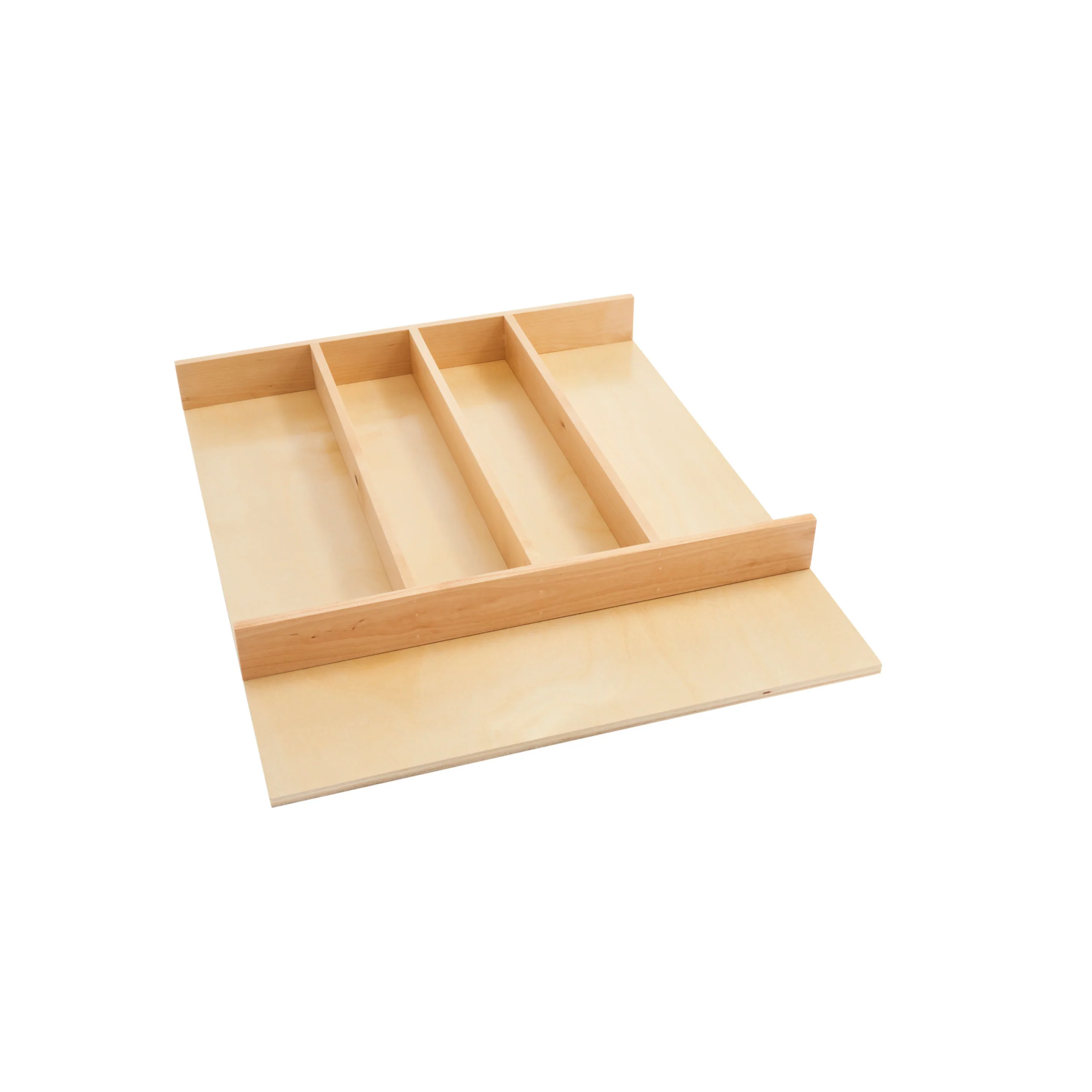 18.5 in Shallow Wood Utility Tray Insert Natural  18.5 in (470 mm) W x 22 in (559 mm) D x 2.38 in (60 mm) H - Image 10