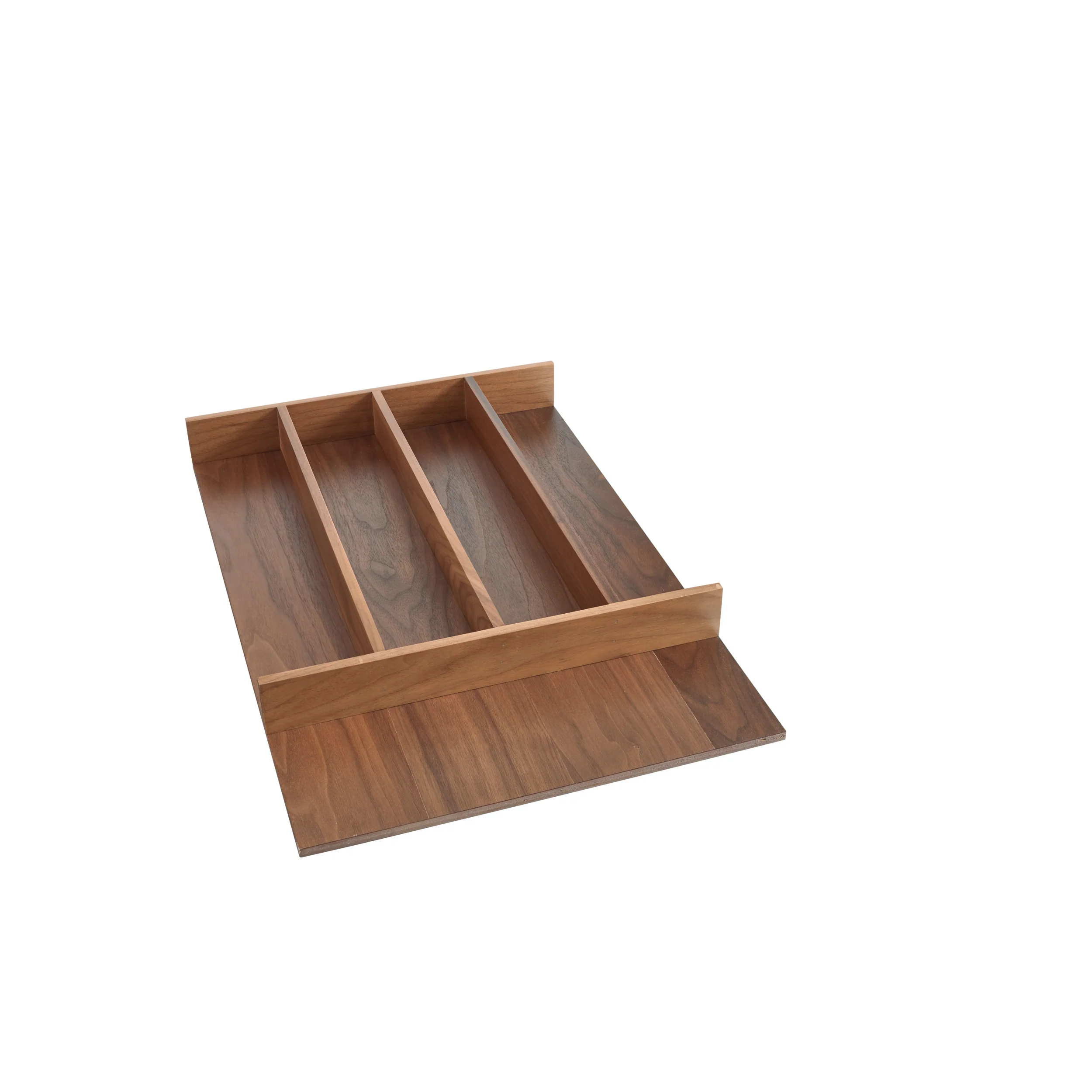 18.5 in Short Walnut Utility Tray Insert Walnut  18.5 in (470 mm) W x 22 in (559 mm) D x 2.38 in (60 mm) H - Image 3
