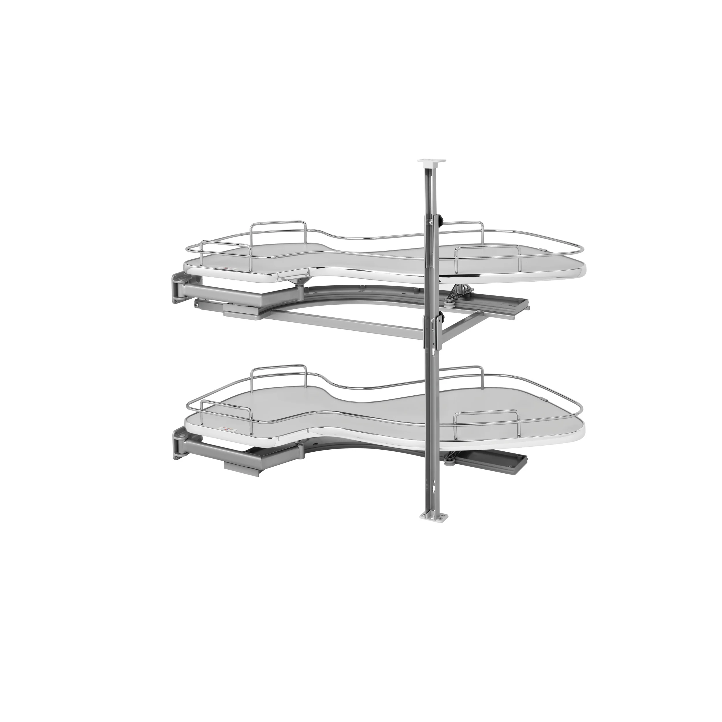 15 in Two-Tier Organizer for a Blind Right Gray  33 in (838 mm) W x 21.88 in (556 mm) D x 24.44 in (621 mm) H - Image 4