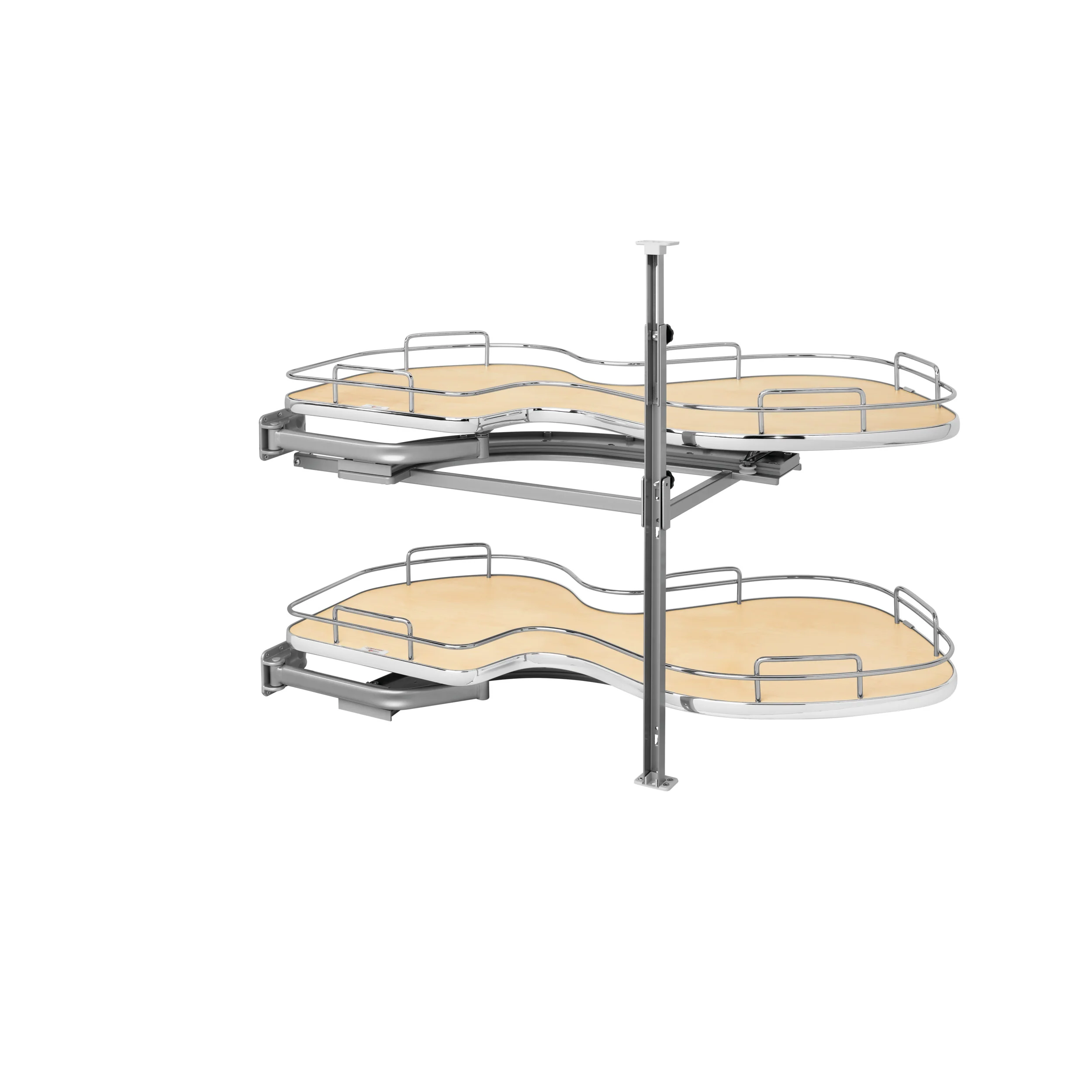 18 in Two-Tier Organizer for a Blind Right Natural 37.63 in (956 mm) W x 21.56 in (548 mm) D x 24.44 in (621 mm) H - Image 9