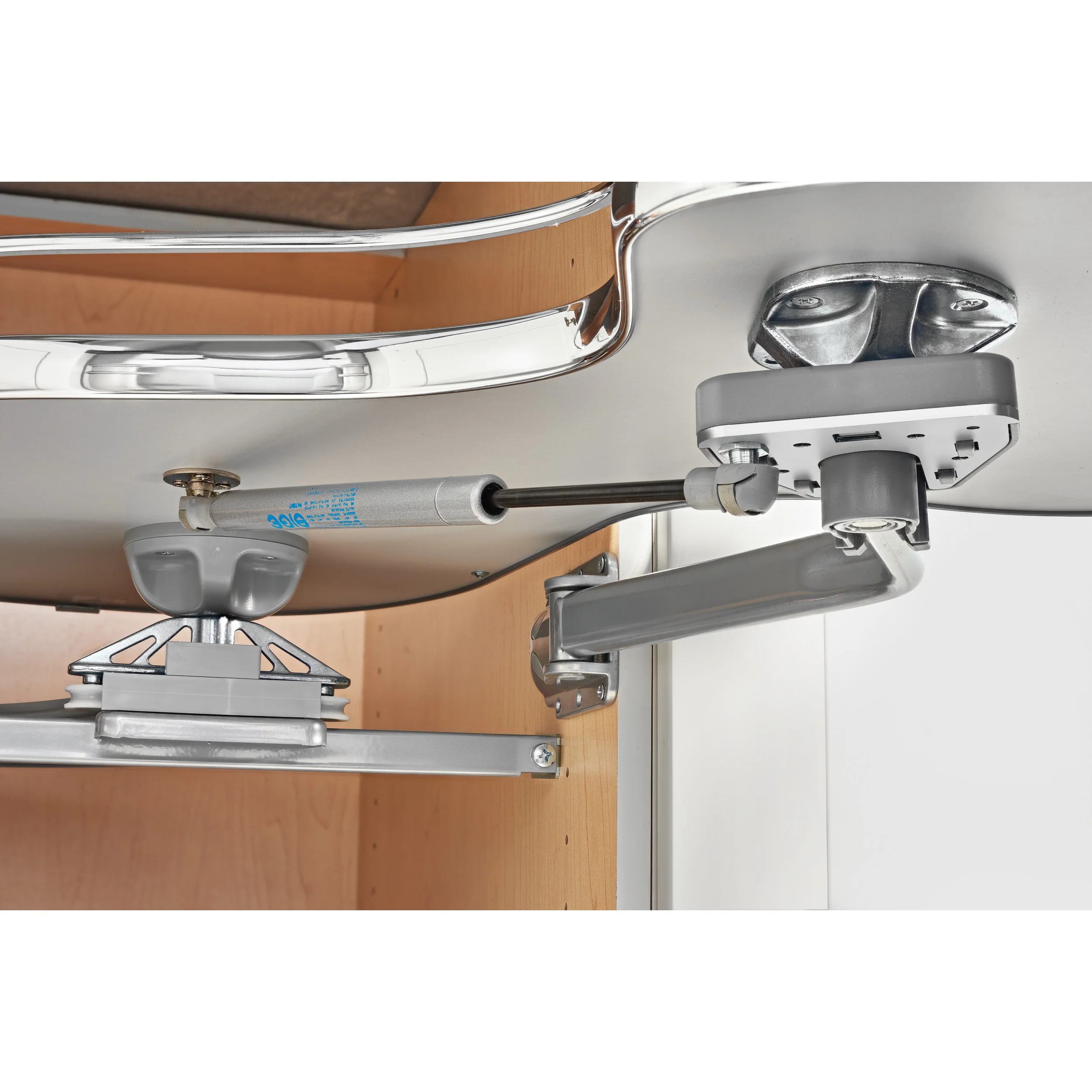18 in Two-Tier Organizer for a Blind Left Natural  37.63 in (956 mm) W x 21.56 in (548 mm) D x 24.44 in (621 mm) H - Image 15