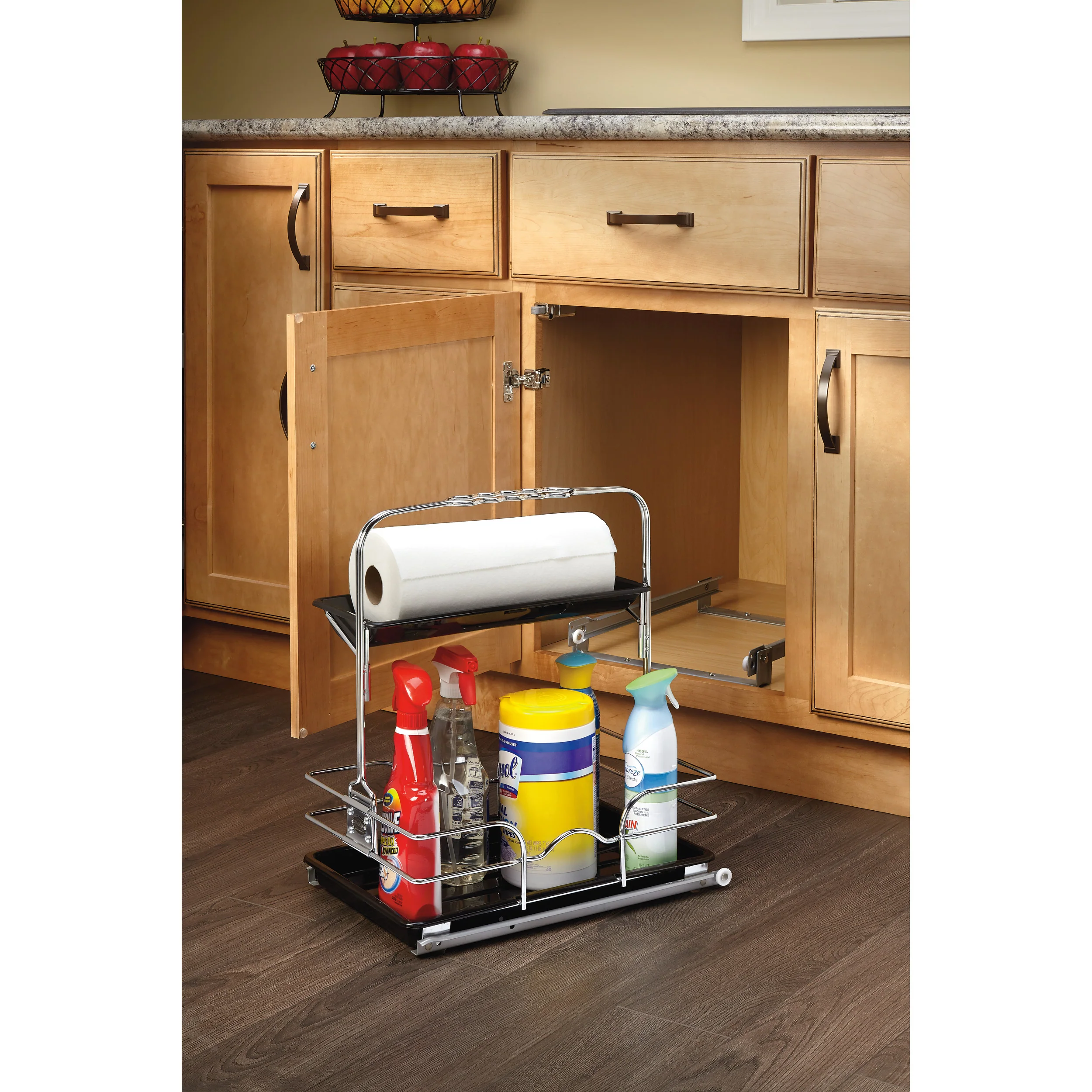 Undersink Cleaning Caddy Chrome  11.25 in (286 mm) W x 16.25 in (413 mm) D x 19.5 in (495 mm) H - Image 6