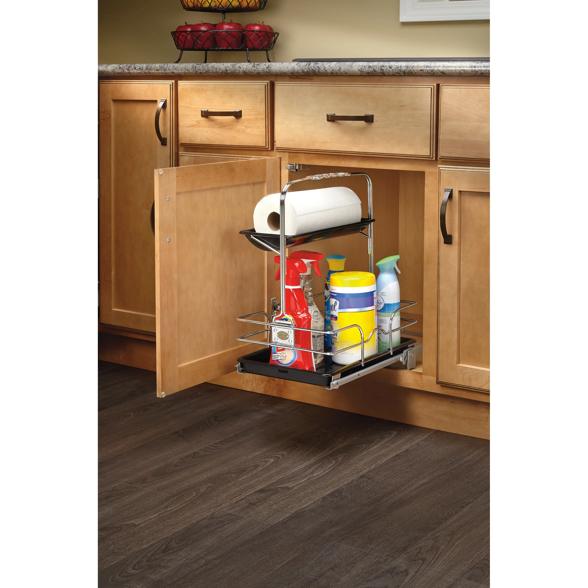 Undersink Cleaning Caddy Chrome  11.25 in (286 mm) W x 16.25 in (413 mm) D x 19.5 in (495 mm) H - Image 7