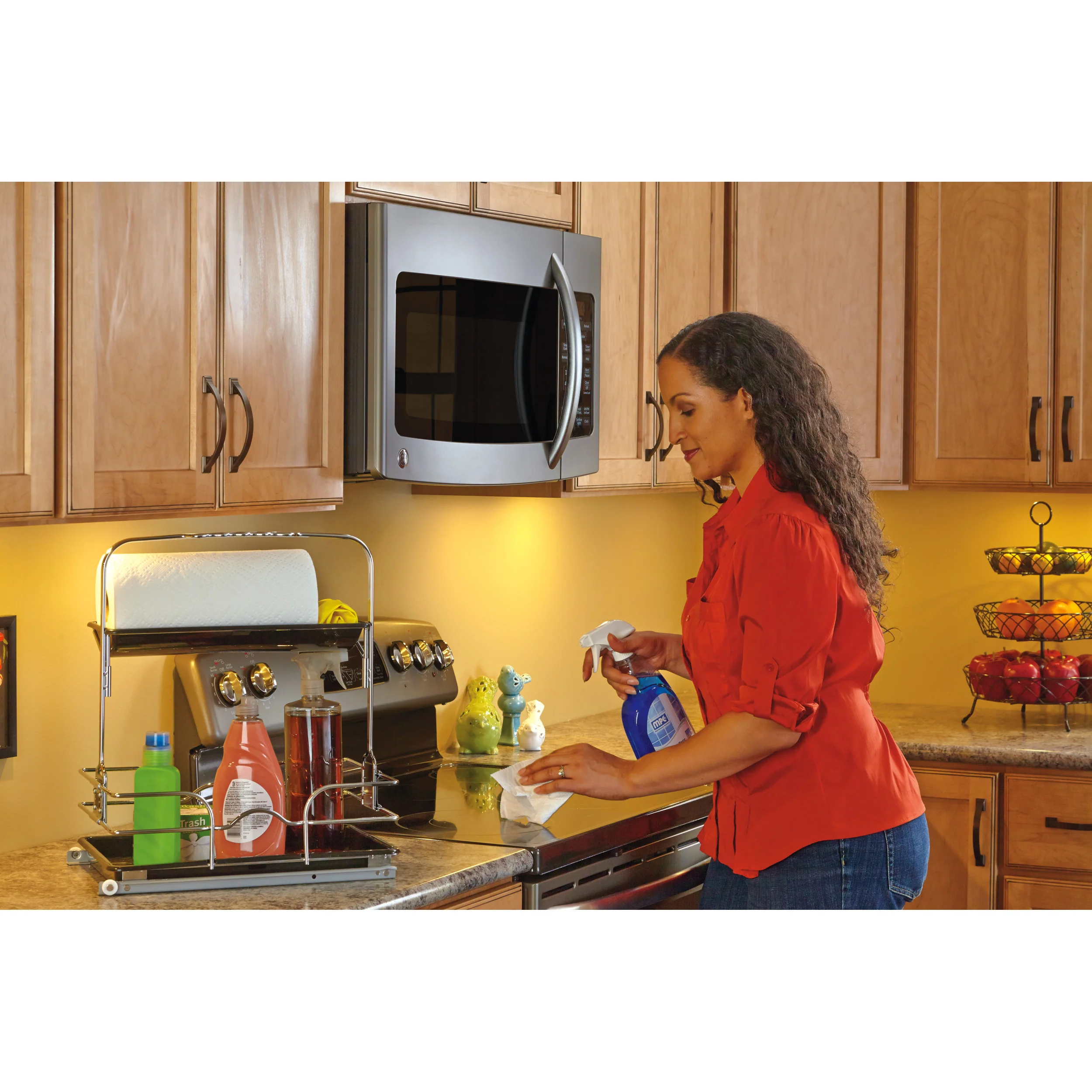 Undersink Cleaning Caddy Chrome  11.25 in (286 mm) W x 16.25 in (413 mm) D x 19.5 in (495 mm) H - Image 9
