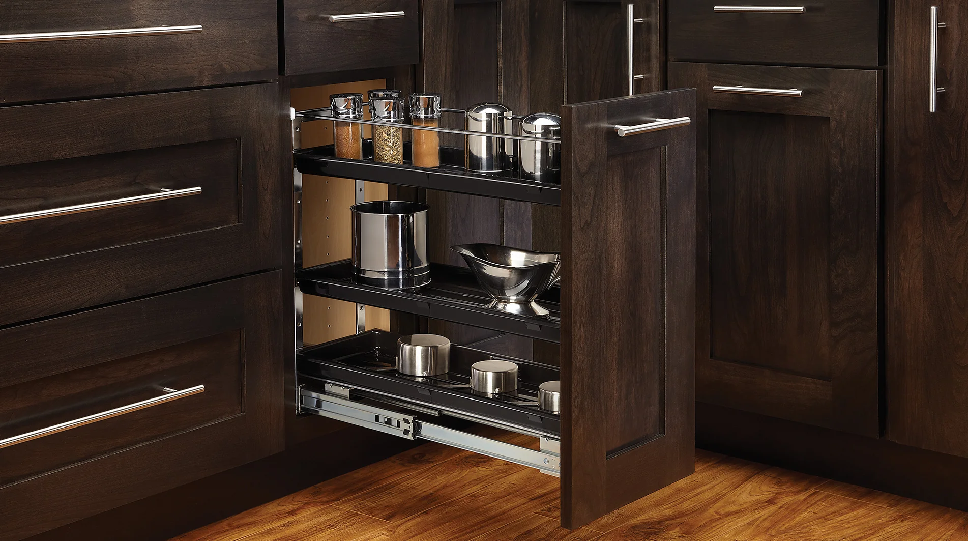 CHROME BASE ORGANIZER 7 1/8X221/2 X191/4 - Image 3