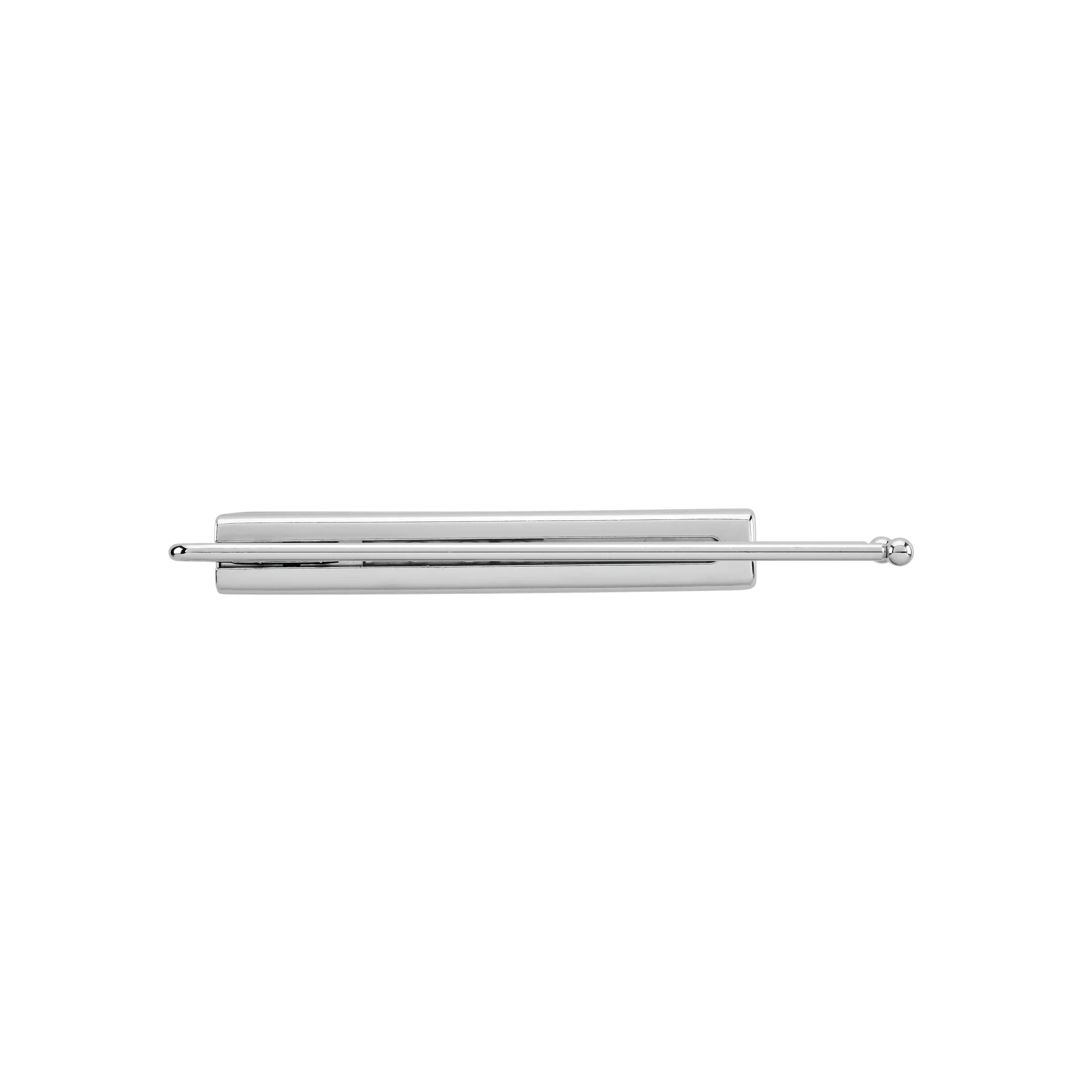 2-Prong Towel Bar Pull Out Chrome  3.88 in (99 mm) W x 12.88 in (327 mm) D x 1.5 in (38 mm) H - Image 3