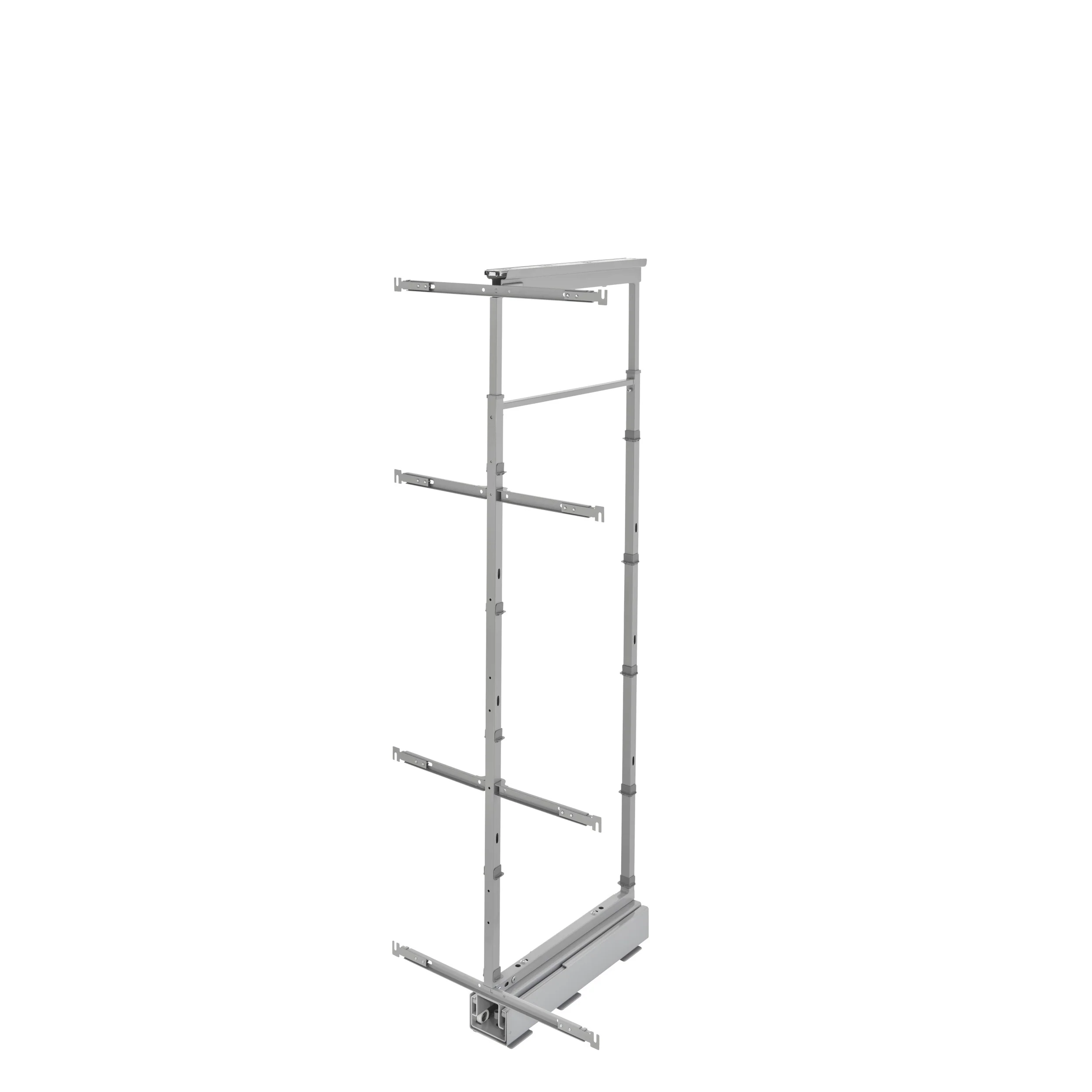 8 in Chrome Basket Pantry Pullout Soft Close Chrome  8.25 in (210 mm) W x 21.69 in (551 mm) D x 58.25 in (1480 mm) H - Image 7